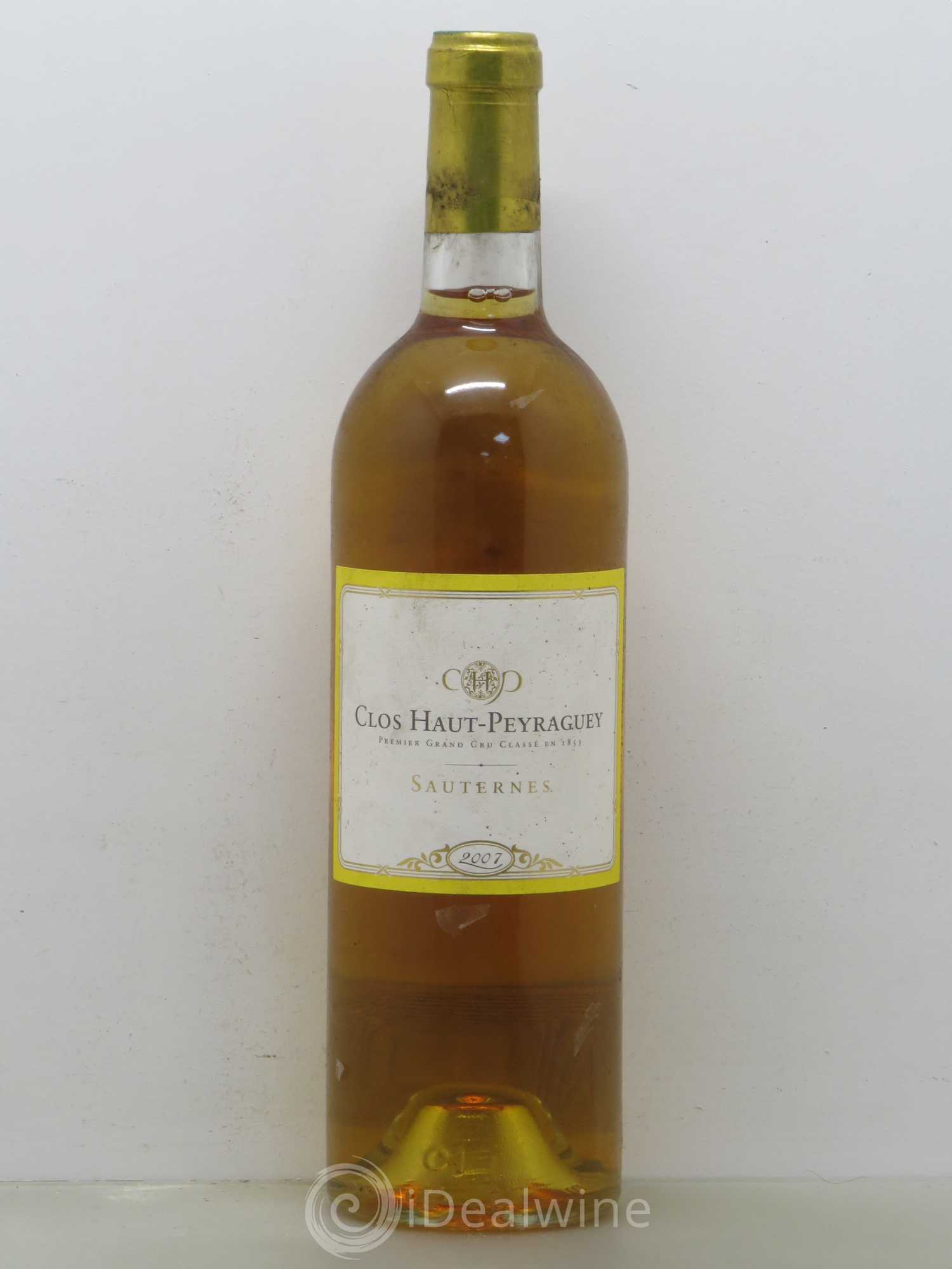 Clos Haut-Peyraguey 1er Grand Cru Classé 2007 - Lotto di 1 bottiglia - 0