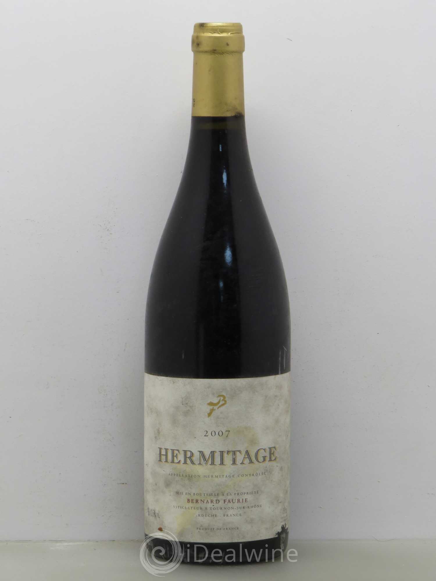 Hermitage Faurie Bessard/ Meal 2007 - Posten von 1 Flasche - 0