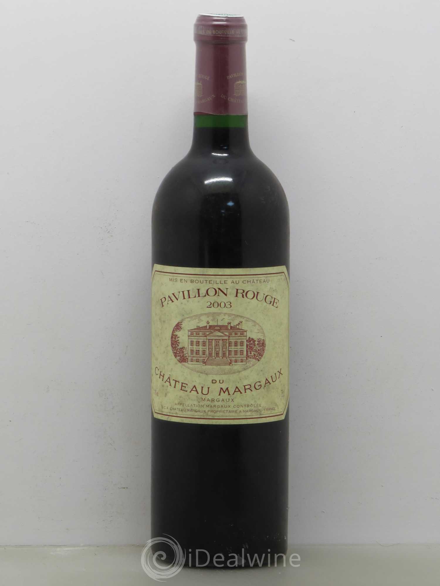 Pavillon Rouge du Château Margaux Second Vin 2003 - Posten von 1 Flasche - 0