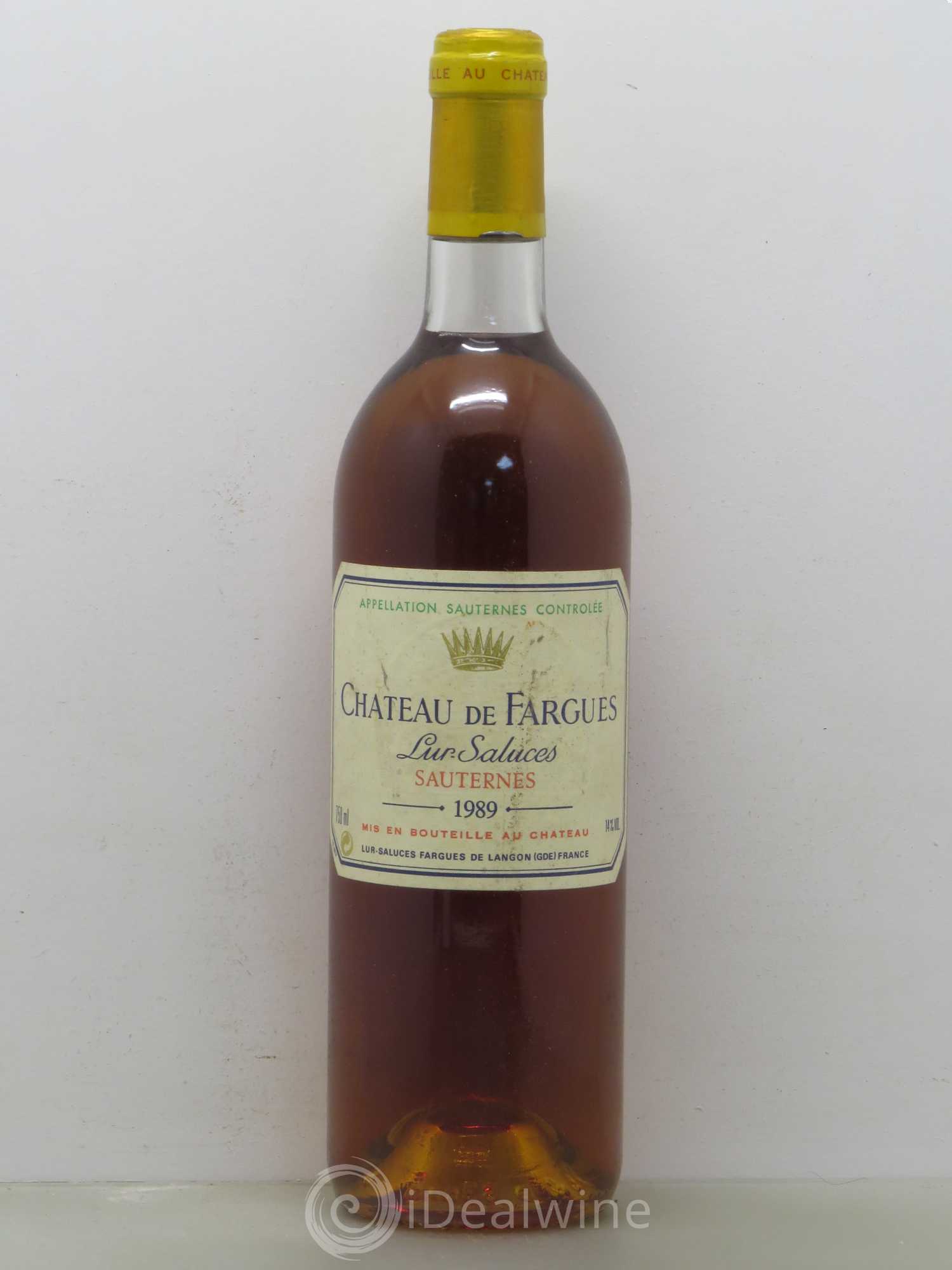 Château de Fargues 1989 - Lotto di 1 bottiglia - 0