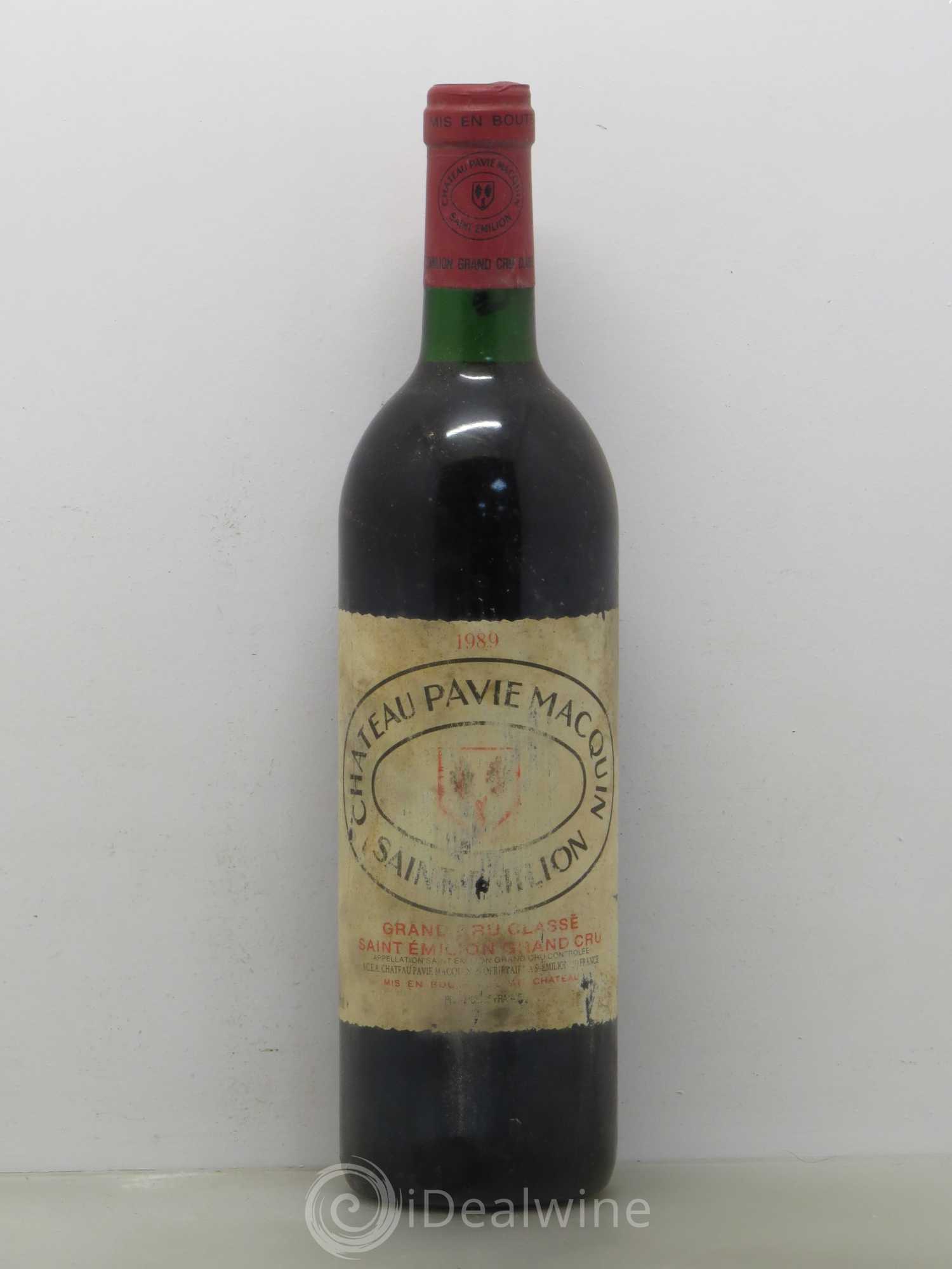 Château Pavie Macquin 1er Grand Cru Classé B 1989 - Lot de 1 bouteille - 0