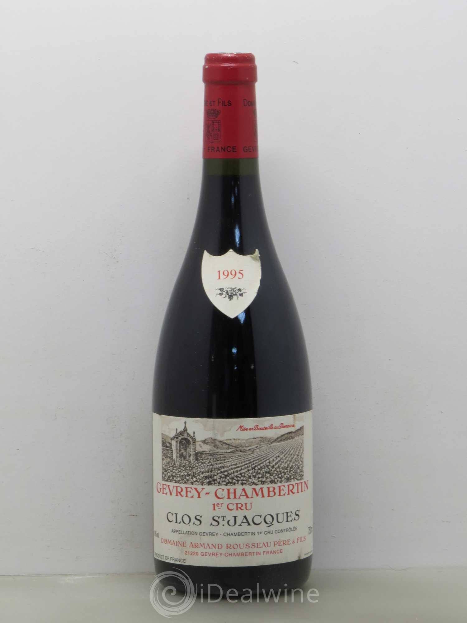 Gevrey-Chambertin 1er Cru Clos Saint-Jacques Armand Rousseau (Domaine) 1995 - Lot de 1 bouteille - 0