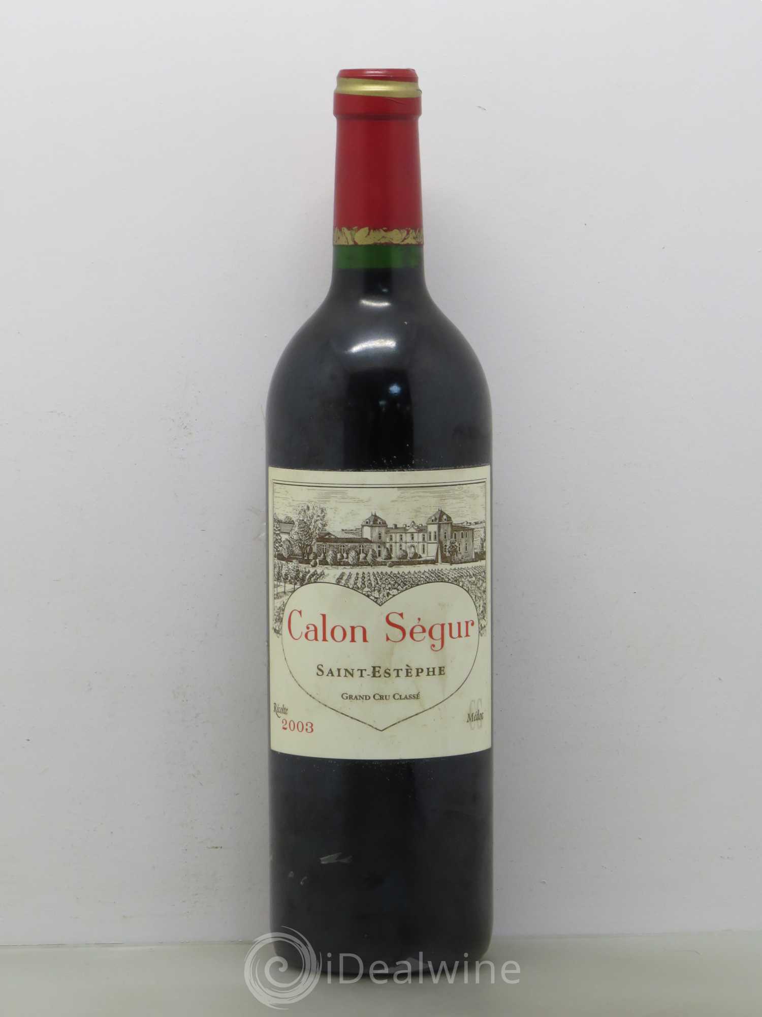 Château Calon Ségur 3ème Grand Cru Classé 2003 - Lot de 1 bouteille - 0