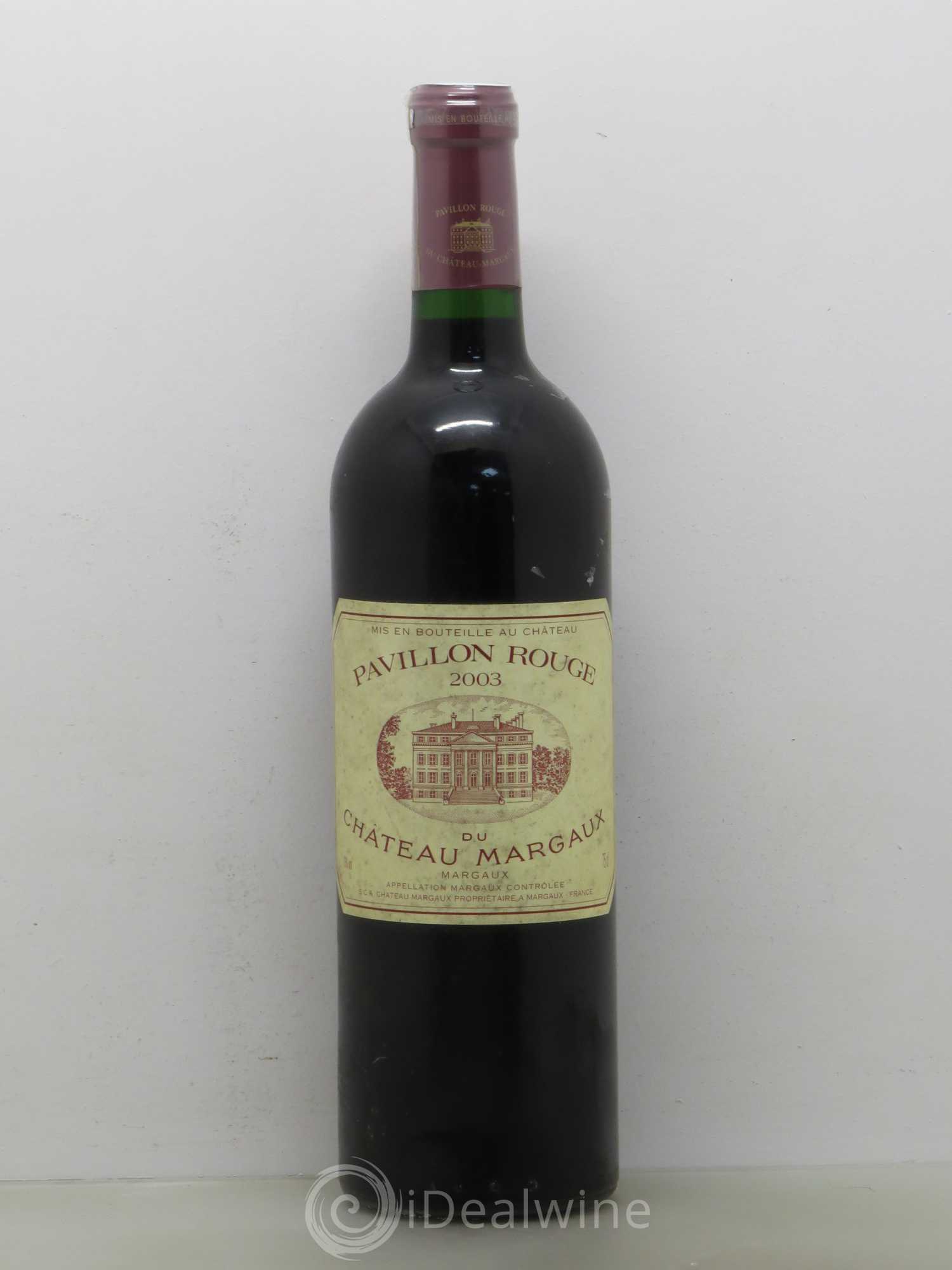 Pavillon Rouge du Château Margaux Second Vin 2003 - Lot de 1 bouteille - 0