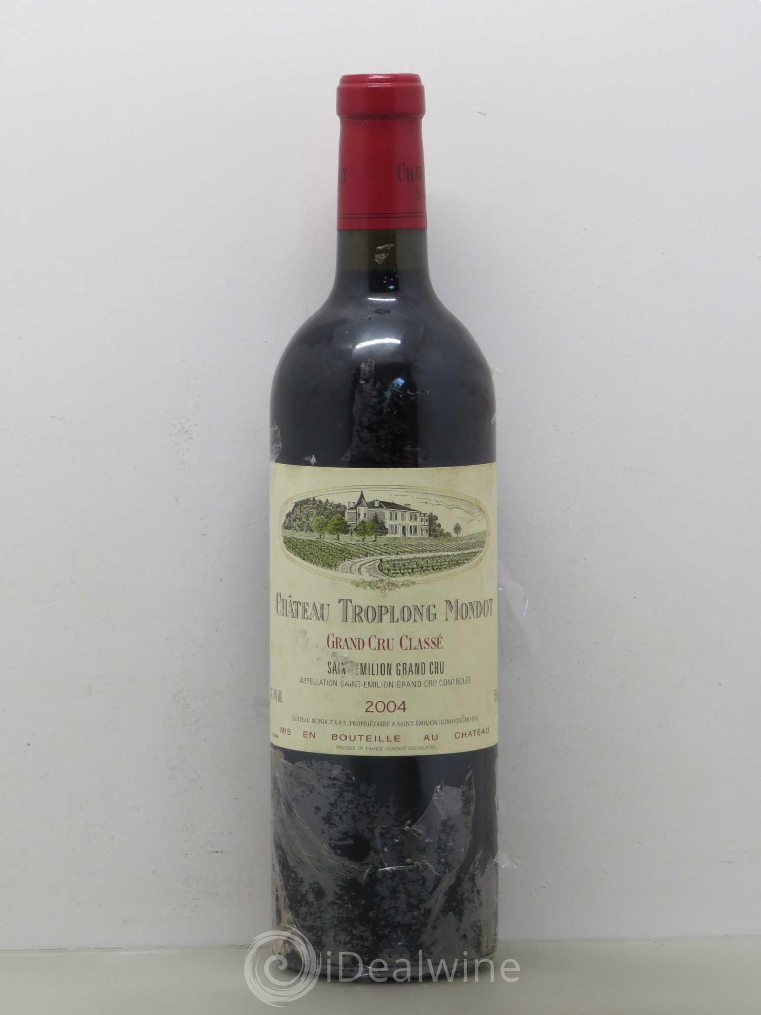Château Troplong Mondot 1er Grand Cru Classé B 2004 - Lot de 1 bouteille - 0
