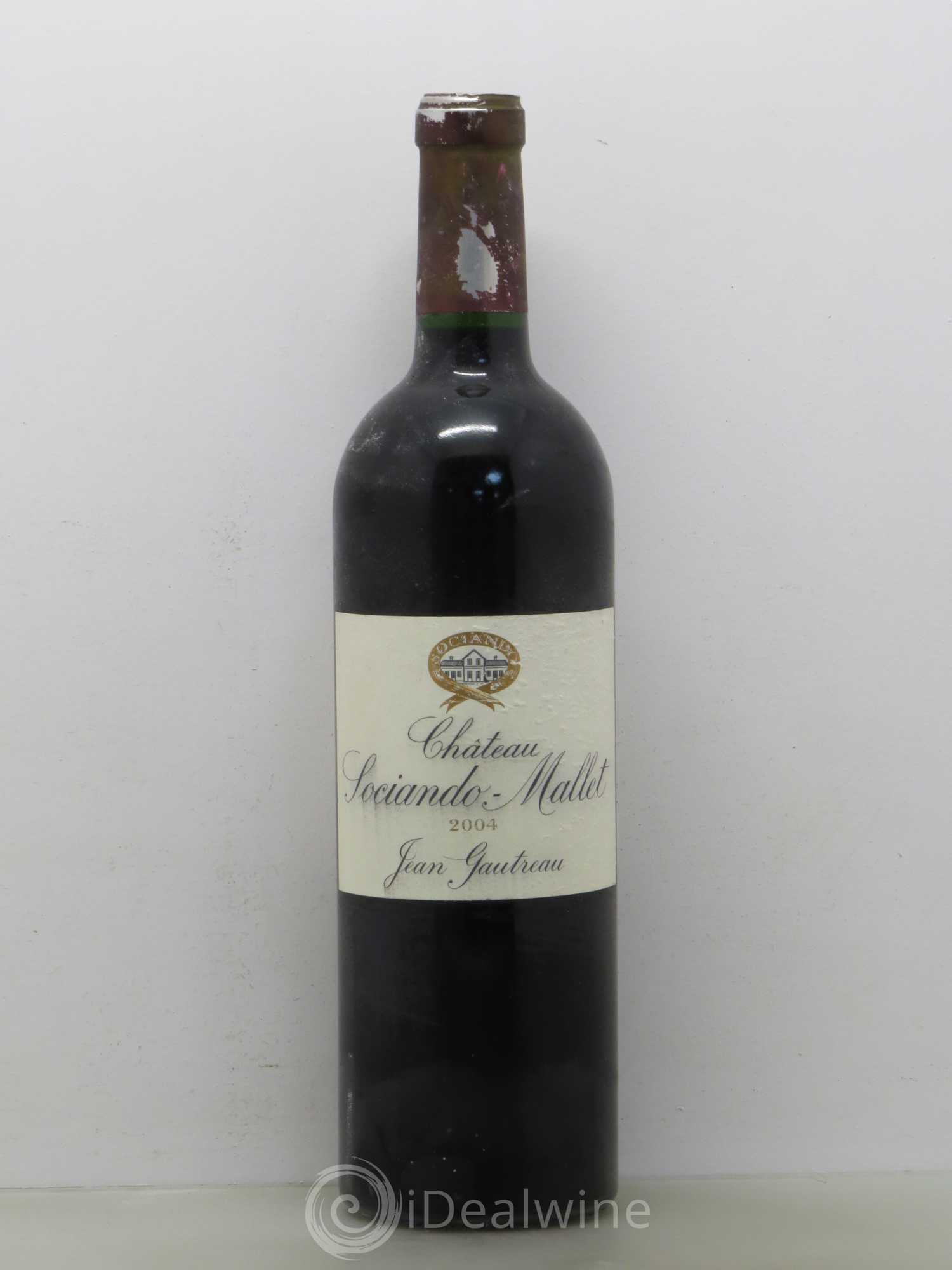 Château Sociando Mallet 2004 - Lot de 1 bouteille - 0
