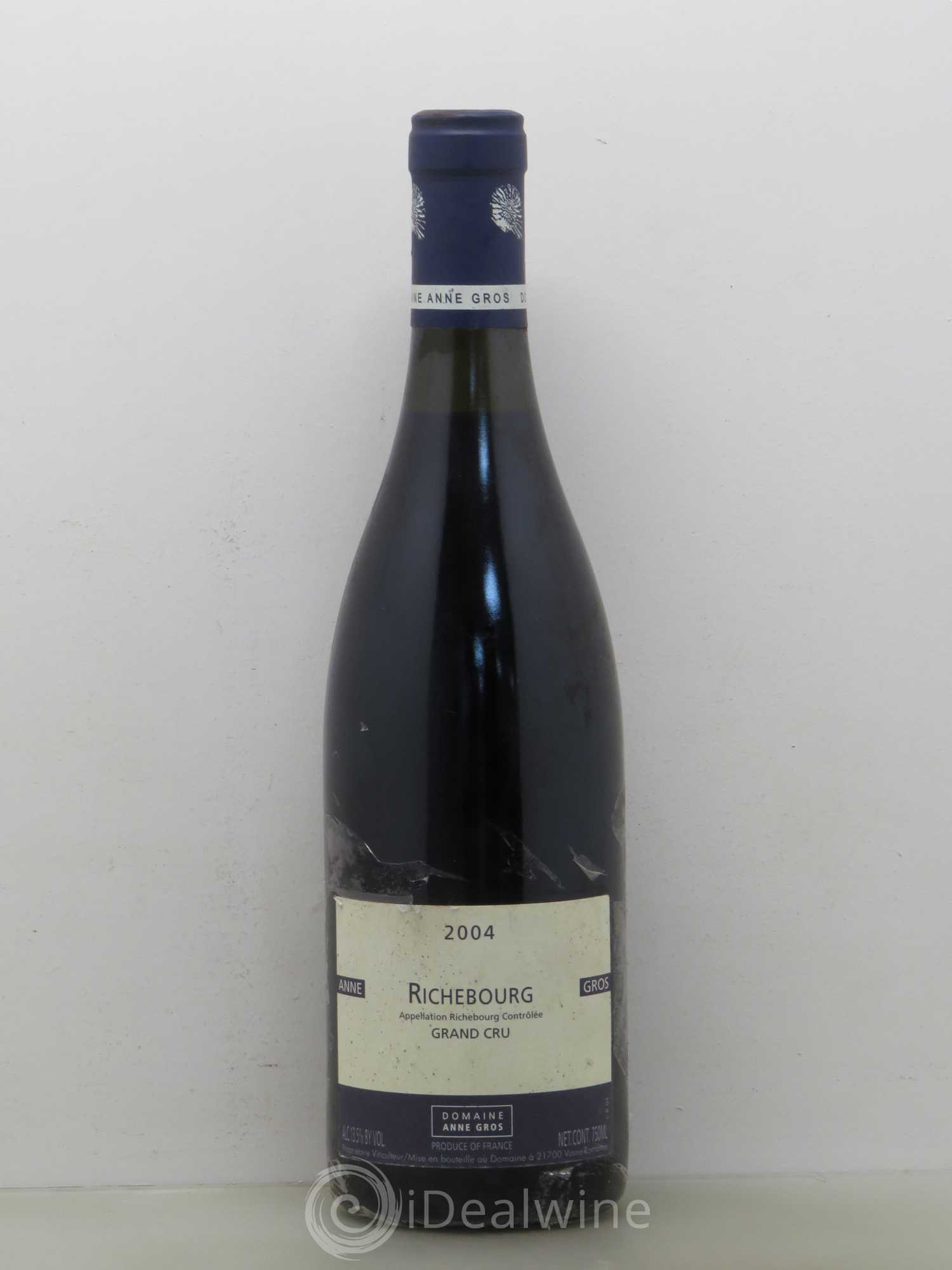 Richebourg Grand Cru Anne Gros 2004 - Posten von 1 Flasche - 0