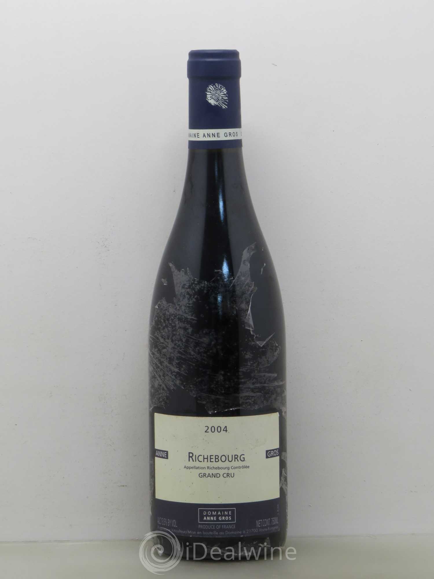 Richebourg Grand Cru Anne Gros 2004 - Lot de 1 bouteille - 0