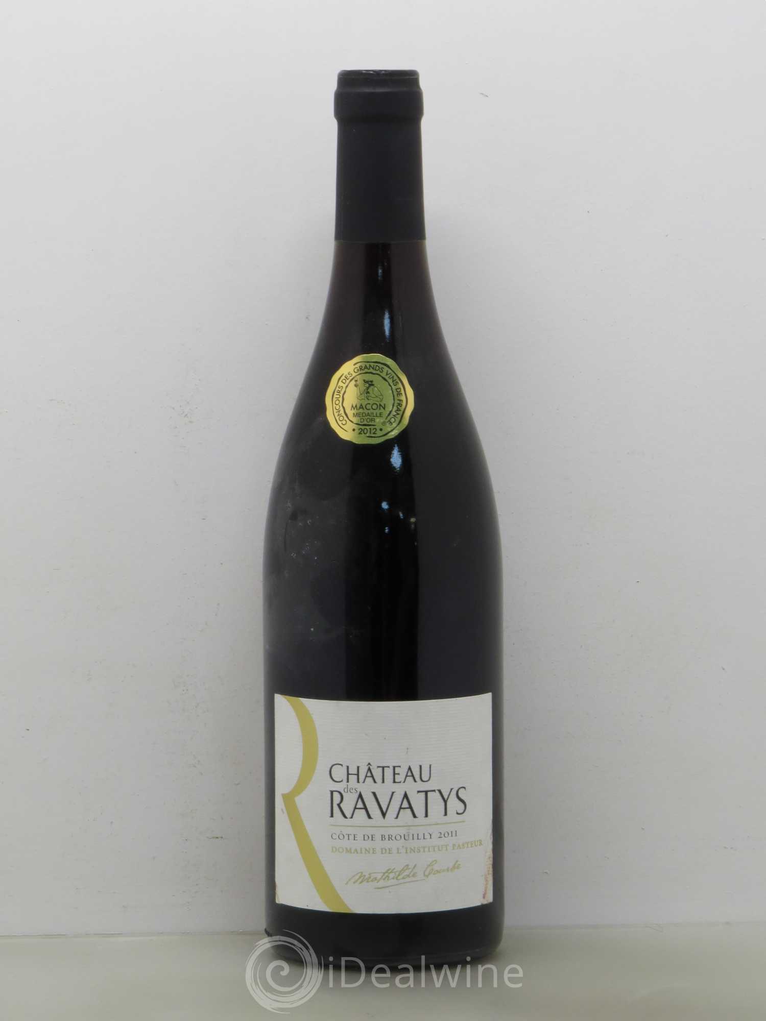 Côte de Brouilly Ch. Ravatys 2011 - Lot de 1 bouteille - 0