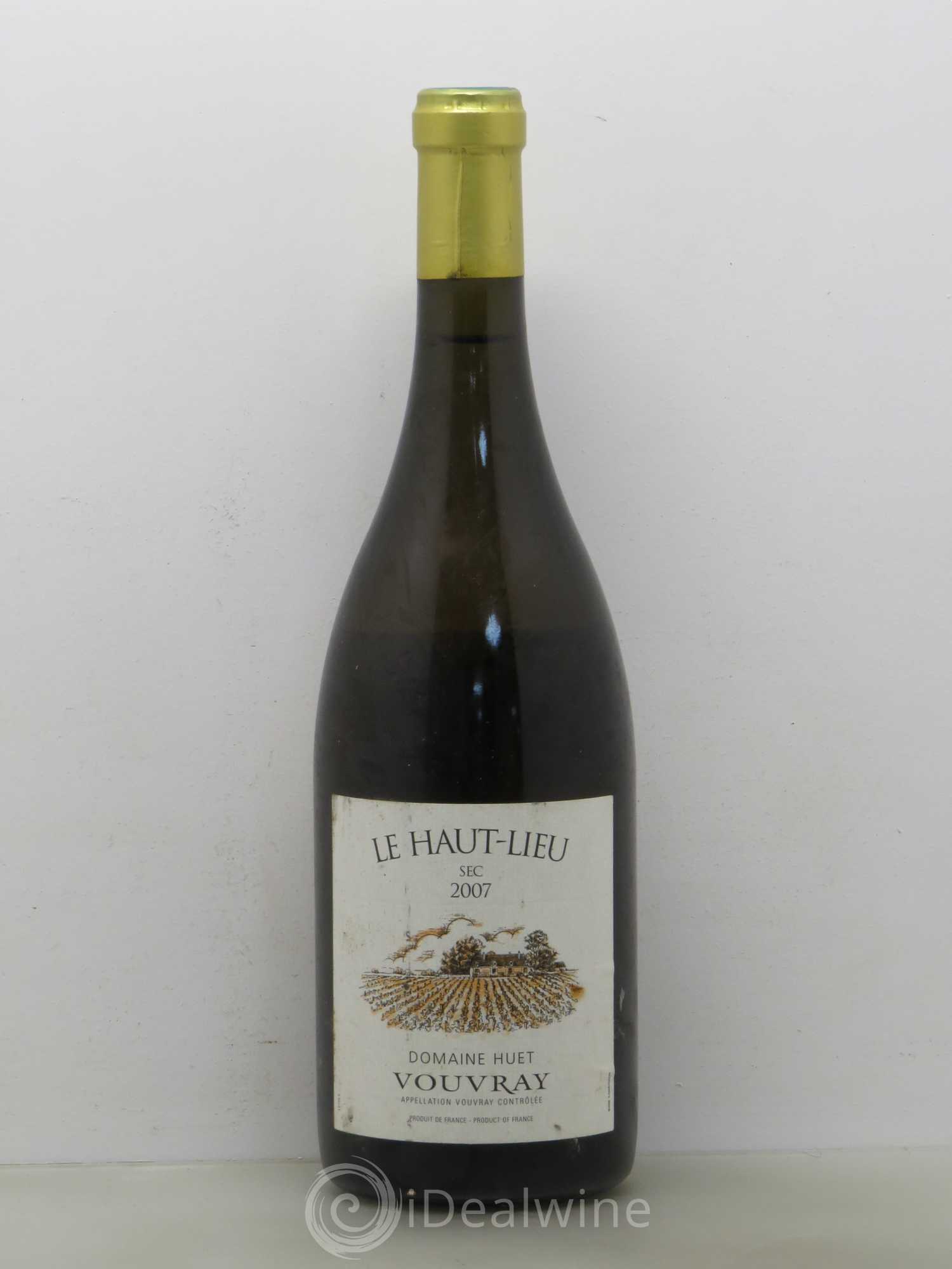 Vouvray Clos du Bourg Sec Domaine Huet 2007 - Lot de 1 bouteille - 0