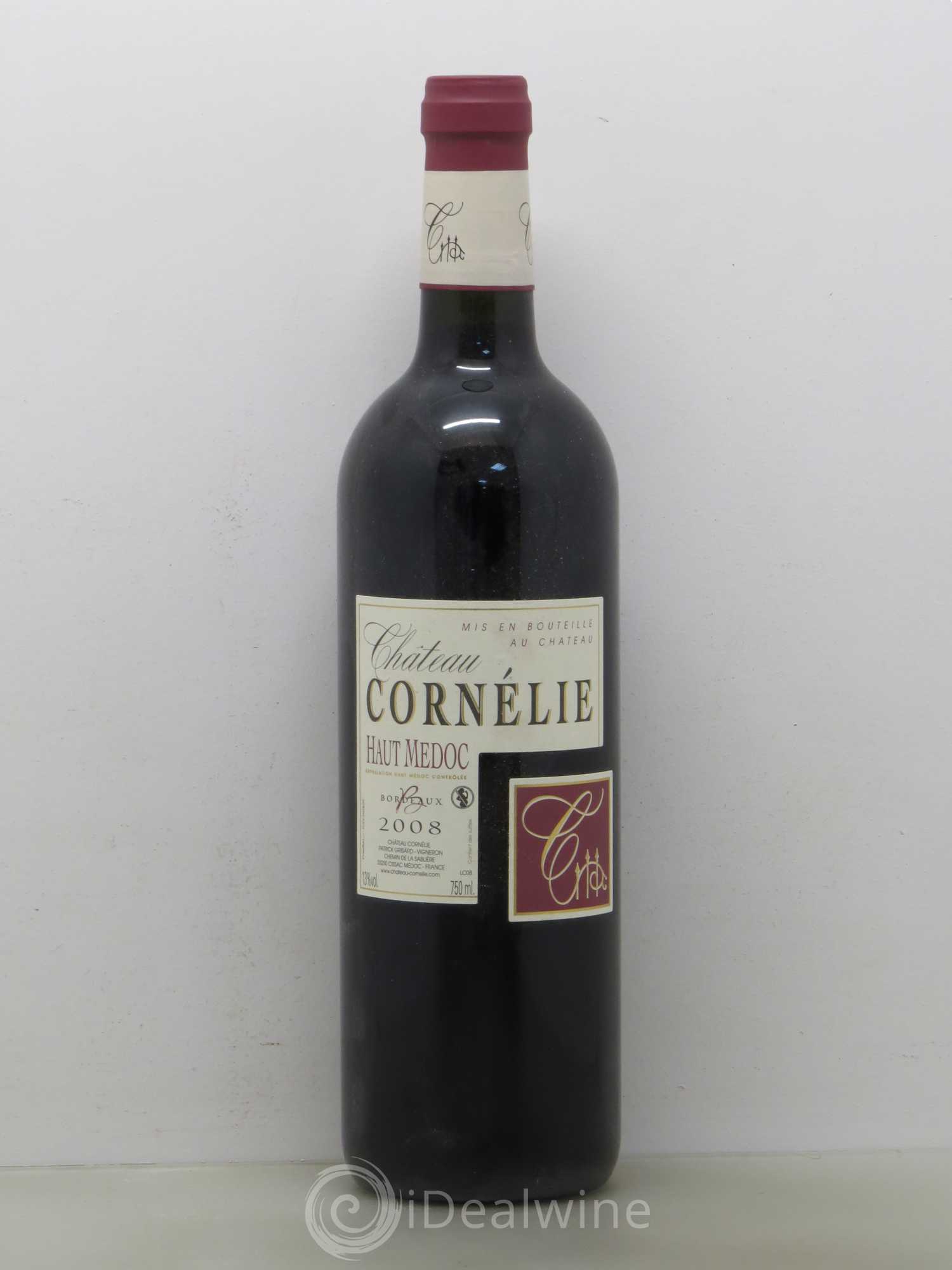 Haut Médoc Château Cornelie 2008 - Lot de 1 bouteille - 0