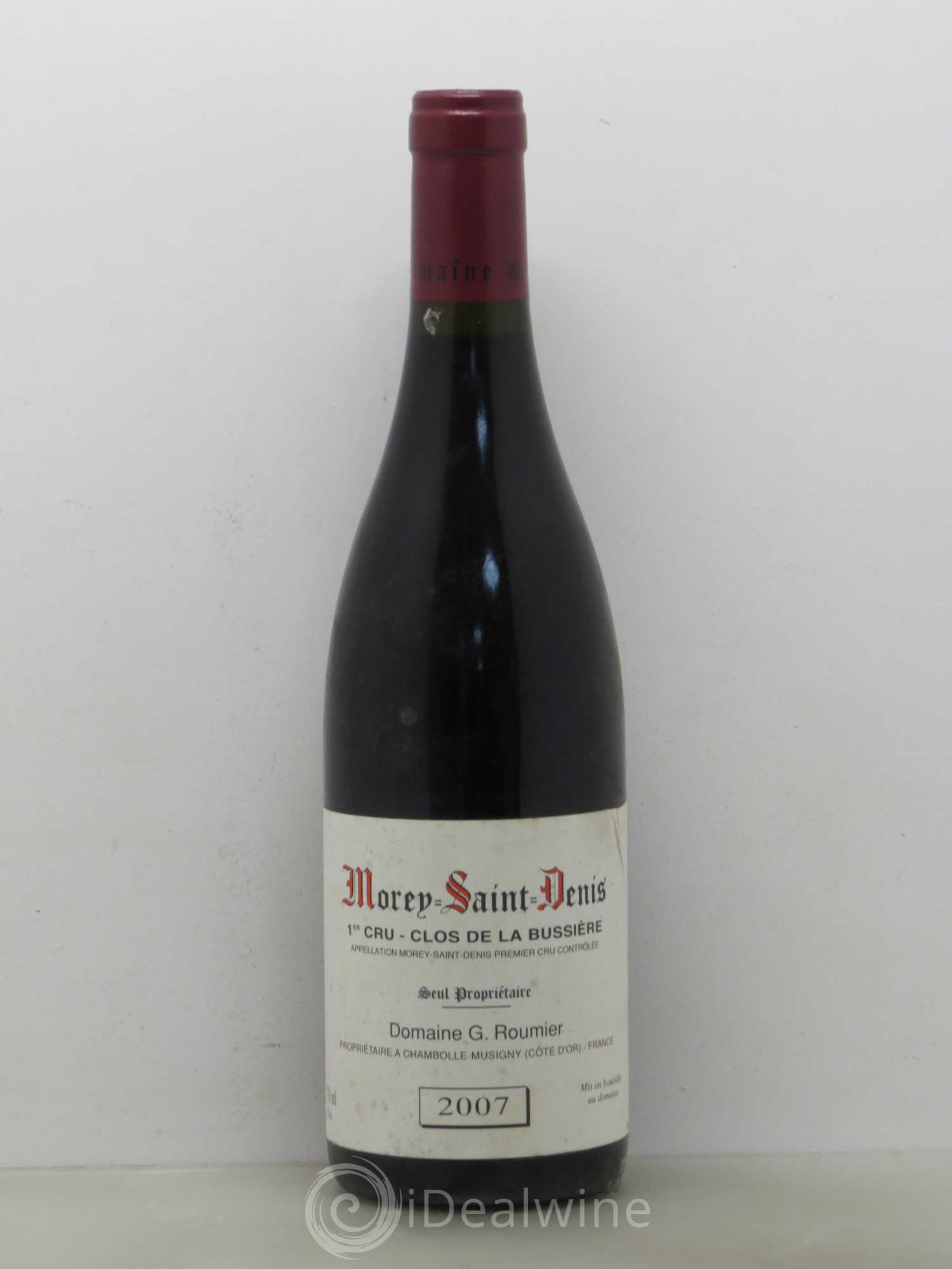 Morey-Saint-Denis 1er Cru Clos de la Bussière Georges Roumier (Domaine) 2007 - Lot de 1 bouteille - 0