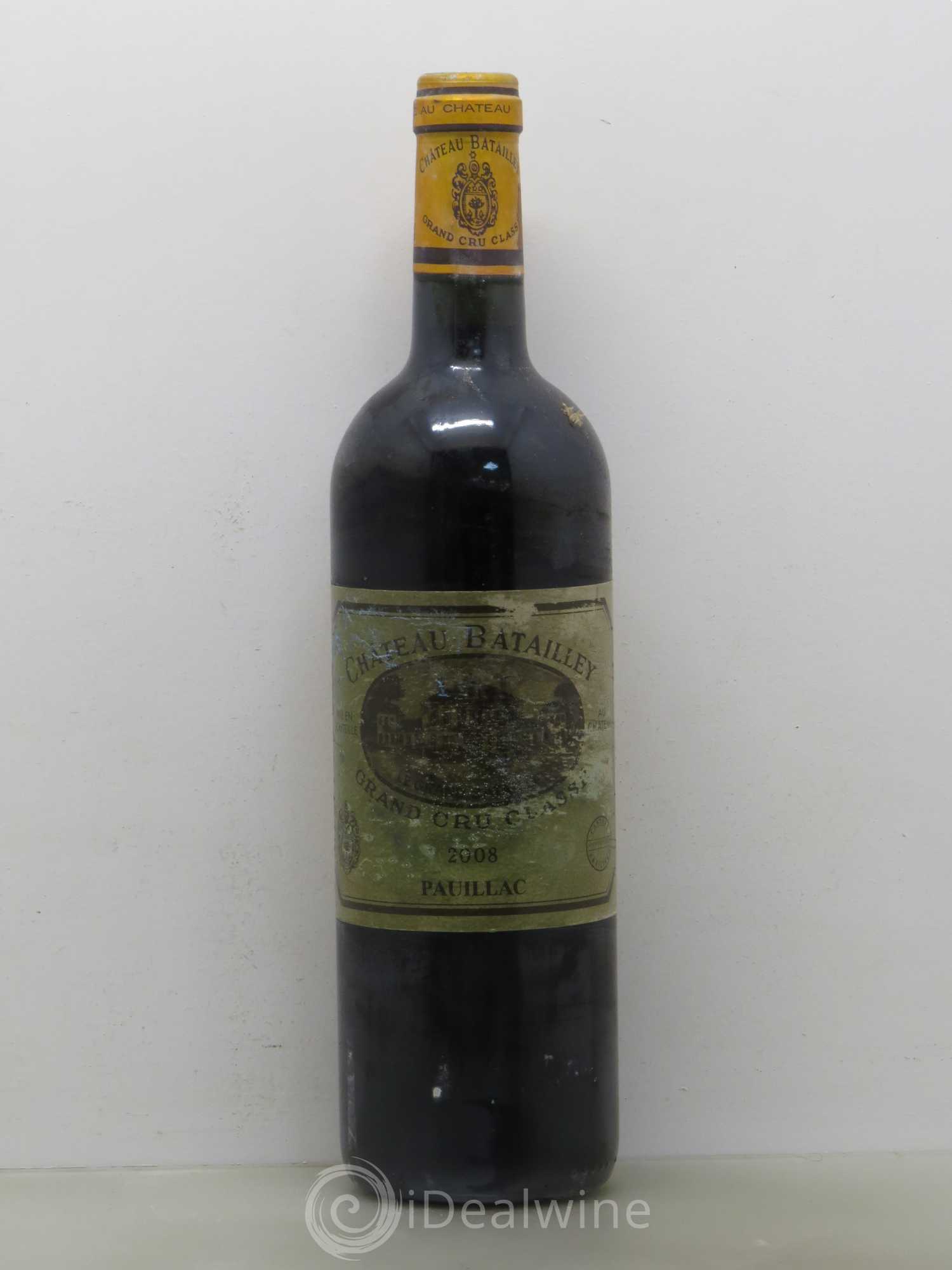 Château Batailley 5ème Grand Cru Classé 2008 - Lot de 1 bouteille - 0