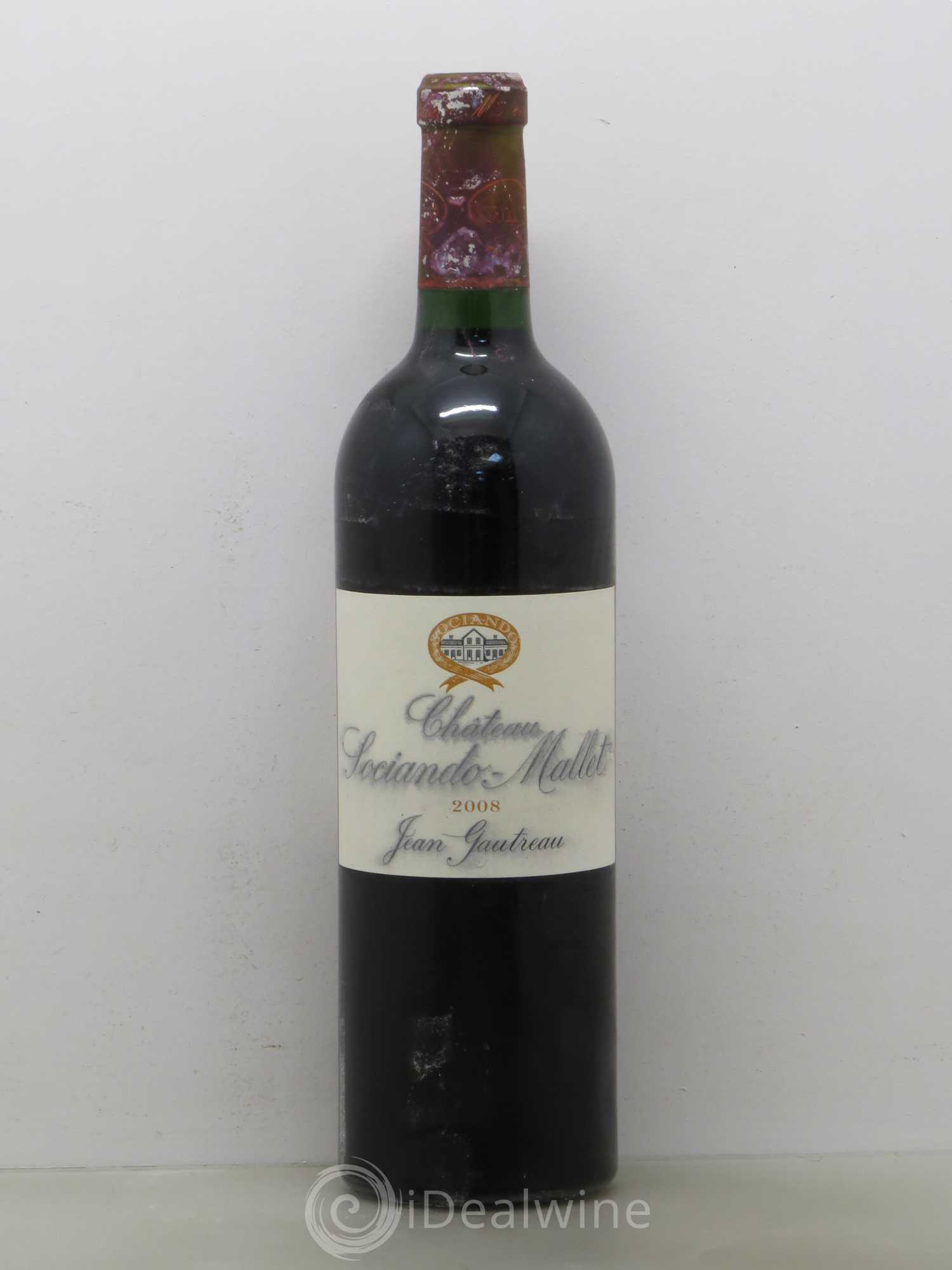 Château Sociando Mallet 2008 - Lot de 1 bouteille - 0