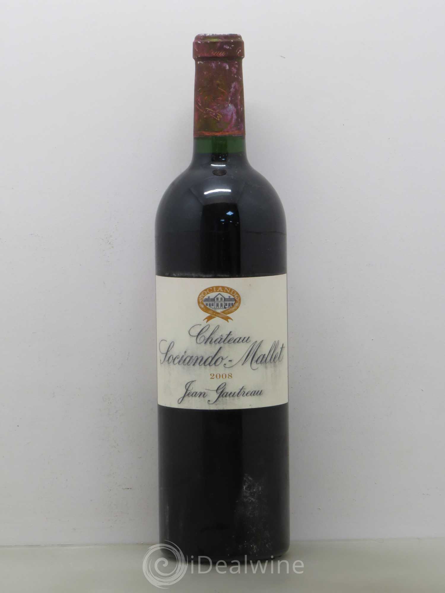 Château Sociando Mallet 2008 - Lot de 1 bouteille - 0