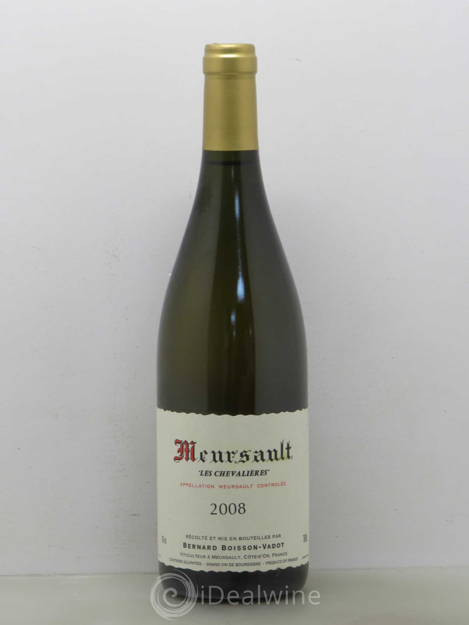 Meursault Chevalière - Boisson Vadot 2008 - Posten von 1 Flasche - 0