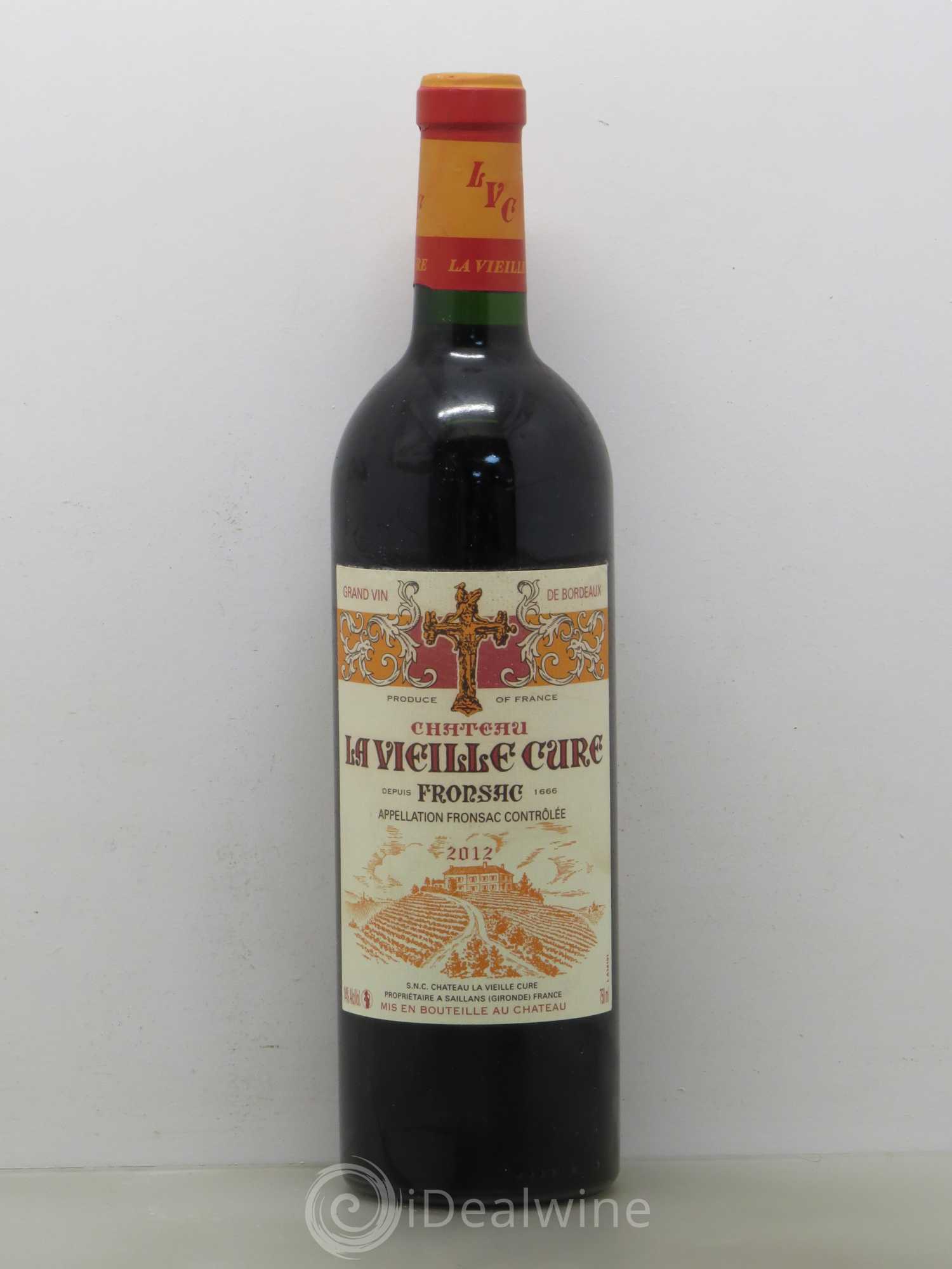 Château La Vieille Cure 2012 - Lot de 1 bouteille - 0