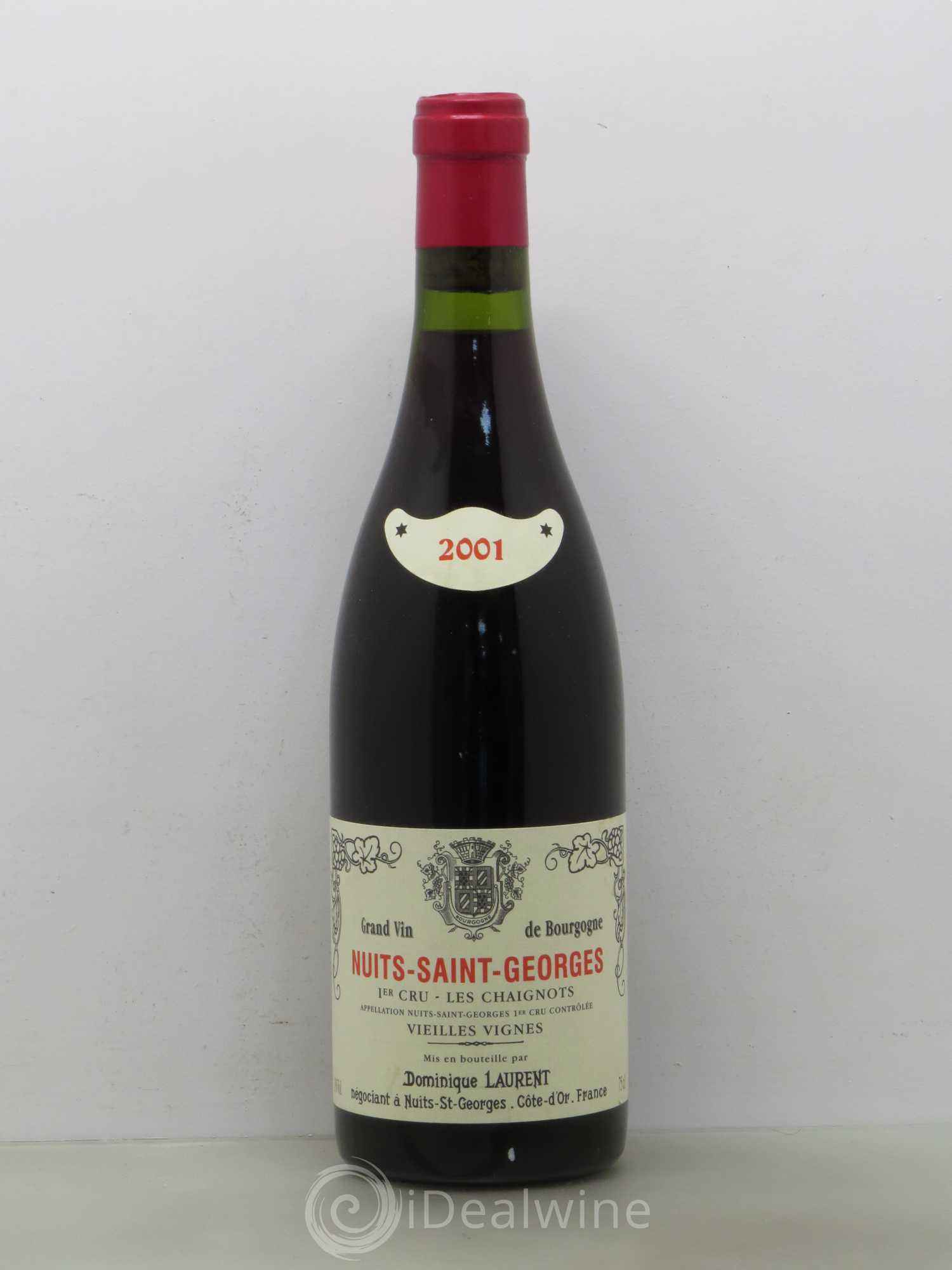 Nuits-Saint-Georges 1er Cru Dominique Laurent Les Chaignots 2001 - Posten von 1 Flasche - 0