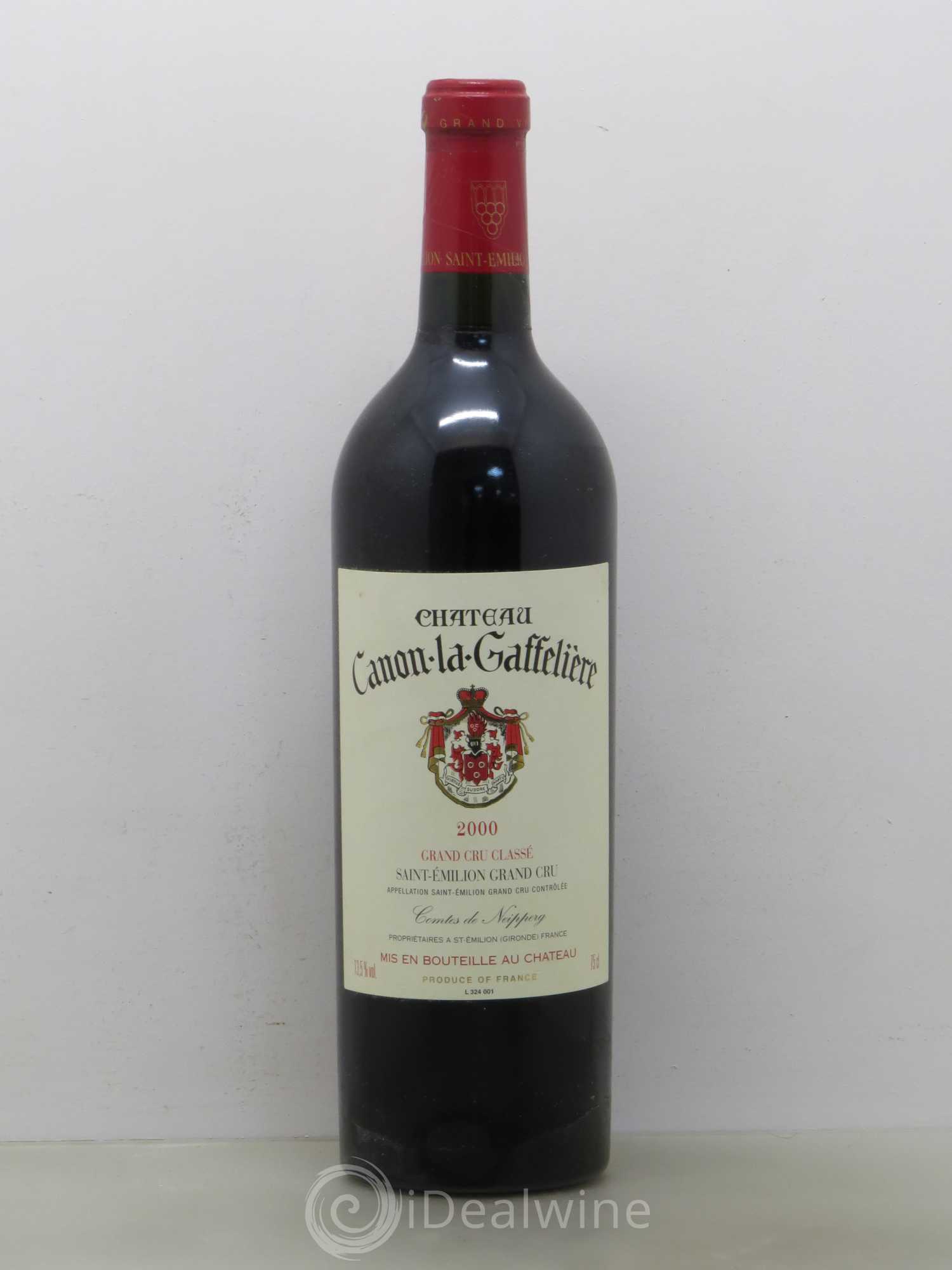 Château Canon la Gaffelière 1er Grand Cru Classé B 2000 - Lot de 1 bouteille - 0