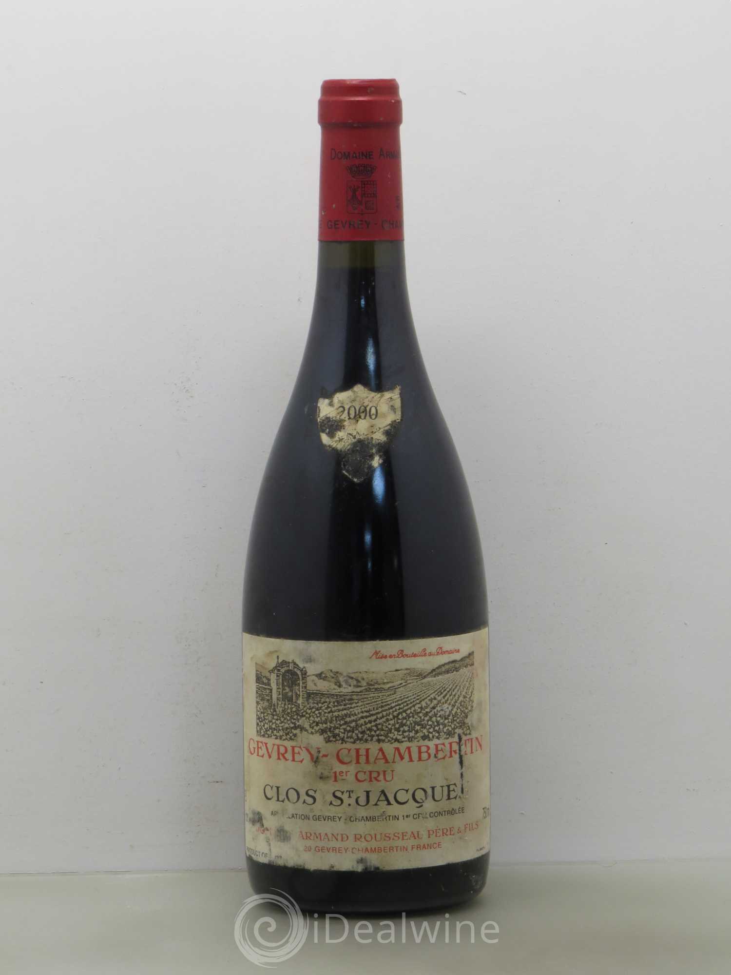 Gevrey-Chambertin 1er Cru Clos Saint-Jacques Armand Rousseau (Domaine) 2000 - Lot de 1 bouteille - 0