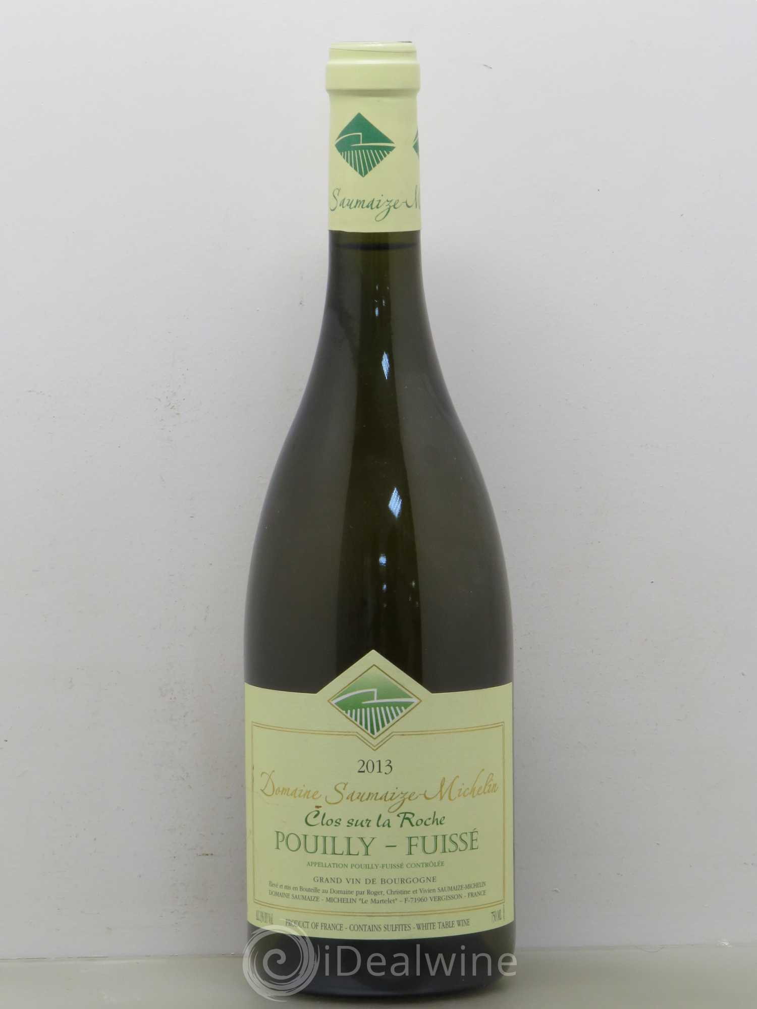 Pouilly-Fuissé Saumaize Michelin Le Clos Sur La Roche 2013 - Posten von 1 Flasche - 0