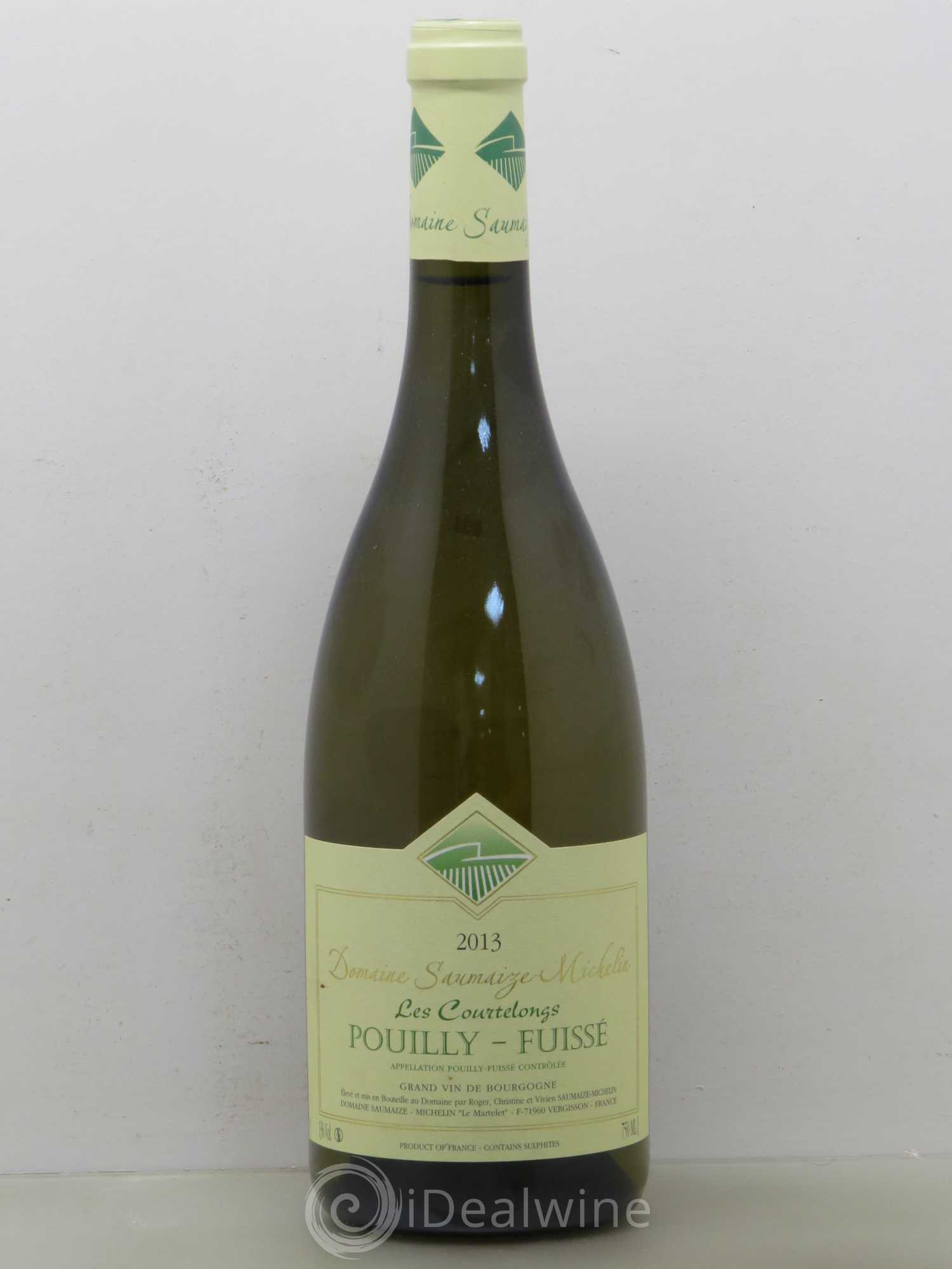 Pouilly-Fuissé Saumaize Michelin Les Courtelongs 2013 - Posten von 1 Flasche - 0