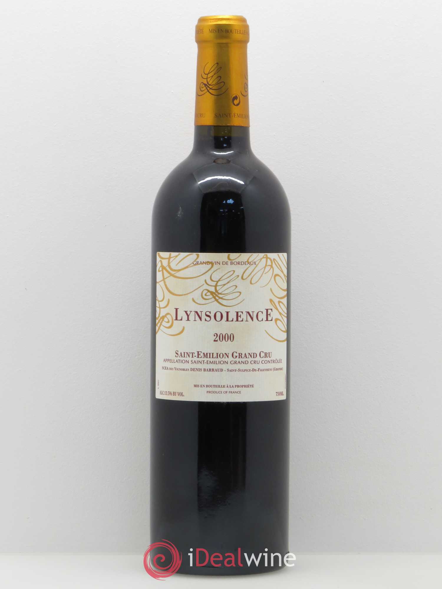 Lynsolence Grand Cru 2000 - Posten von 1 Flasche - 0