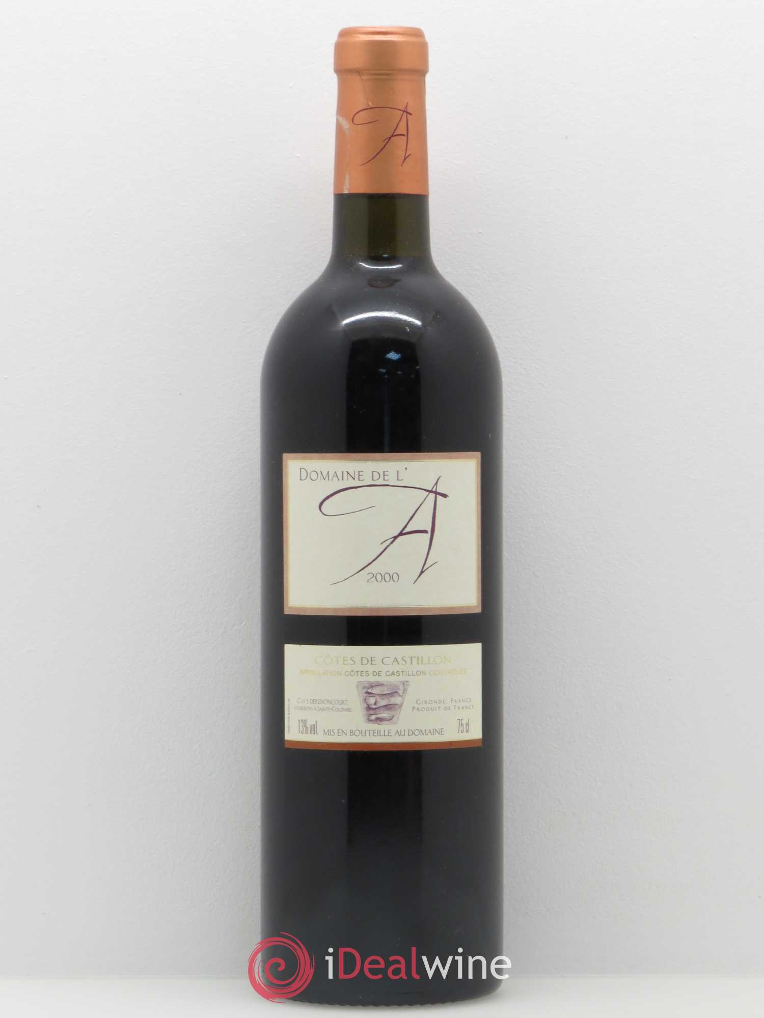 Domaine de l'A 2000 - Lot de 1 bouteille - 0