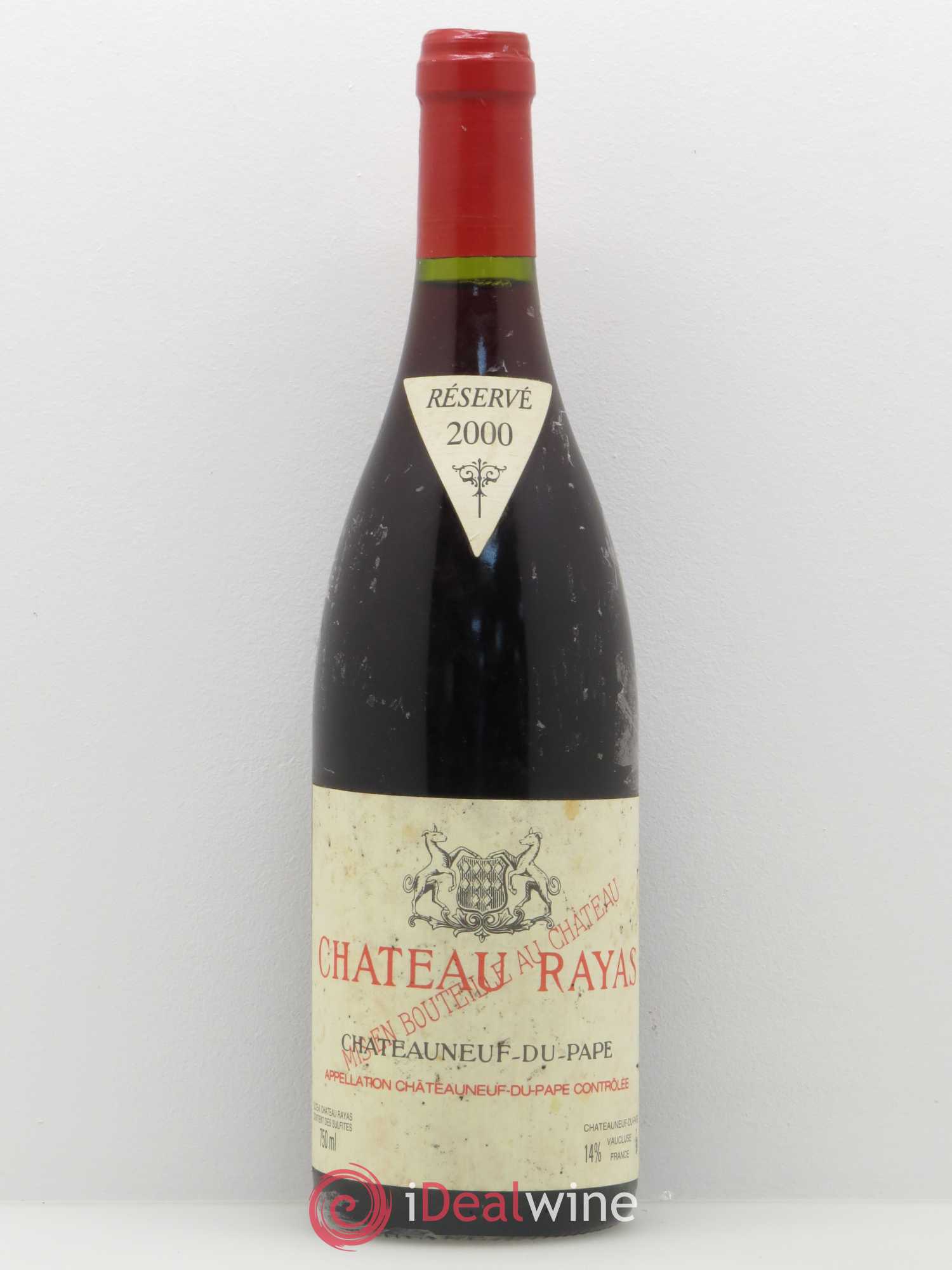 Châteauneuf-du-Pape Château Rayas Emmanuel Reynaud 2000 - Lot de 1 bouteille - 0