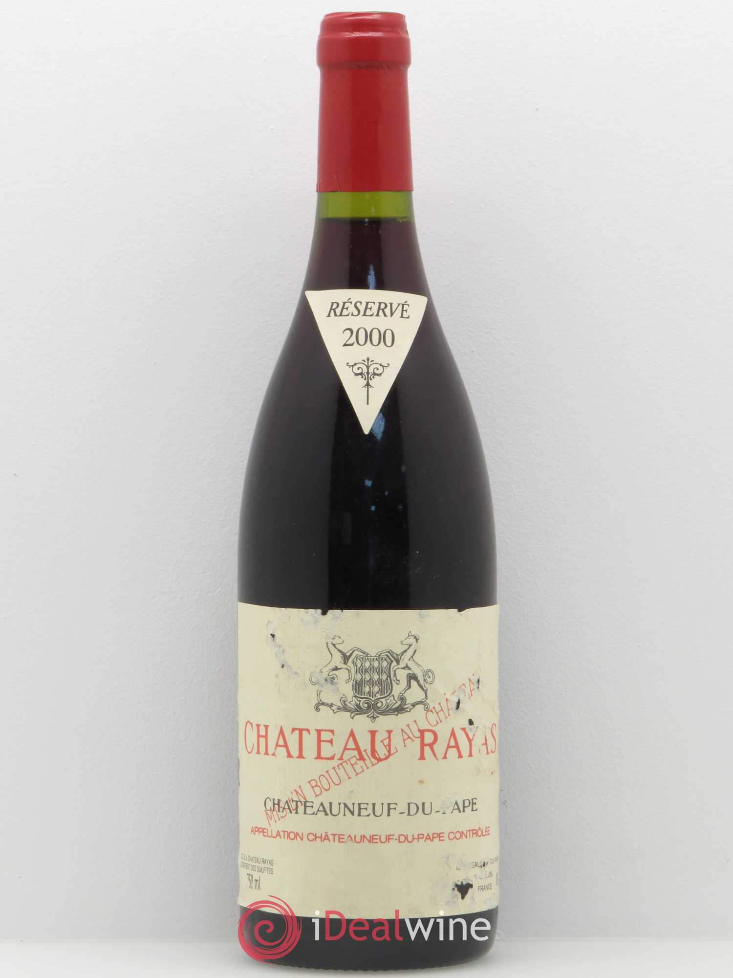 Châteauneuf-du-Pape Château Rayas Emmanuel Reynaud 2000 - Lot de 1 bouteille - 0
