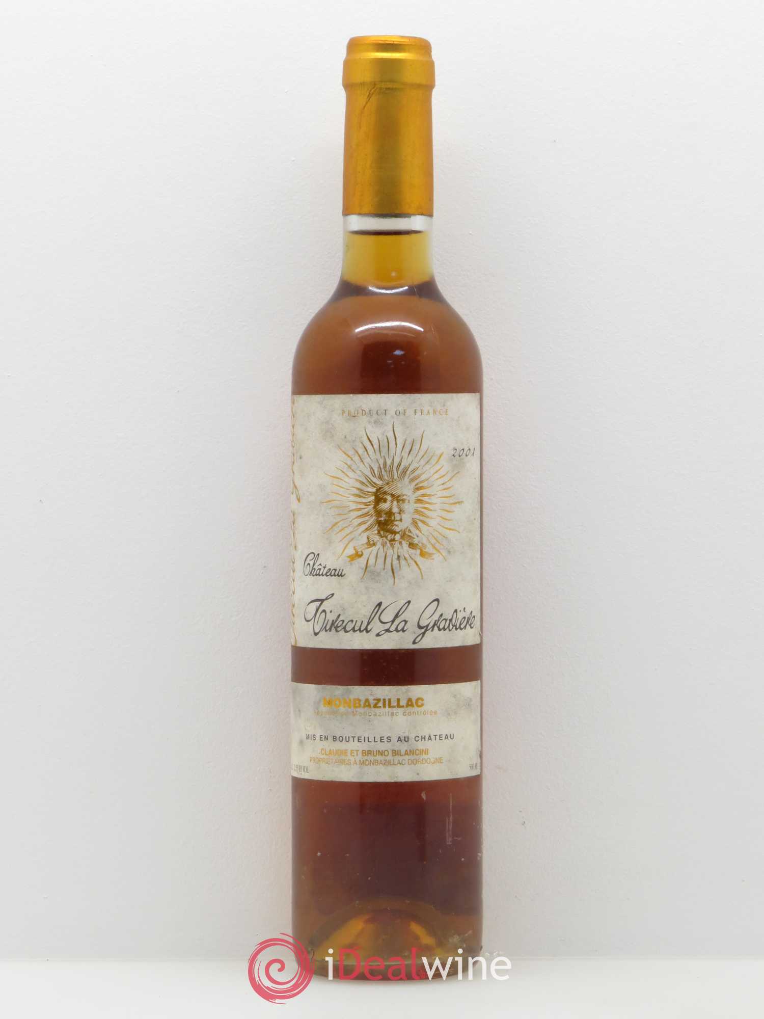 Monbazillac Château Tirecul La Gravière Bruno et Claudie Bilancini 2001 - Lotto di 1 bottiglia - 0