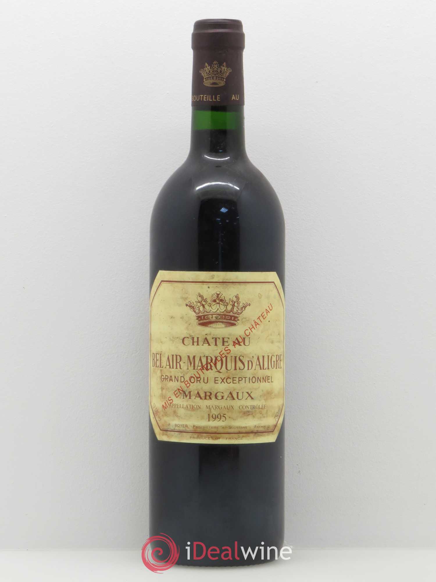 Château Bel Air Marquis d'Aligre 1995 - Lot de 1 bouteille - 0