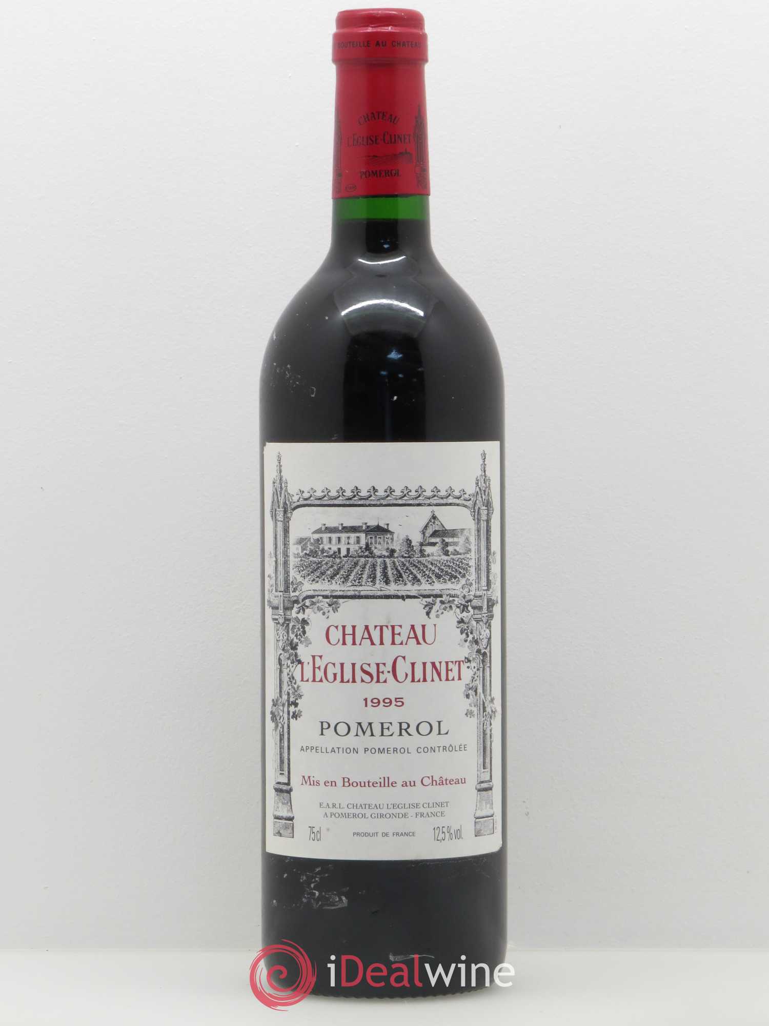 Château l' Église Clinet 1995 - Lot de 1 bouteille - 0