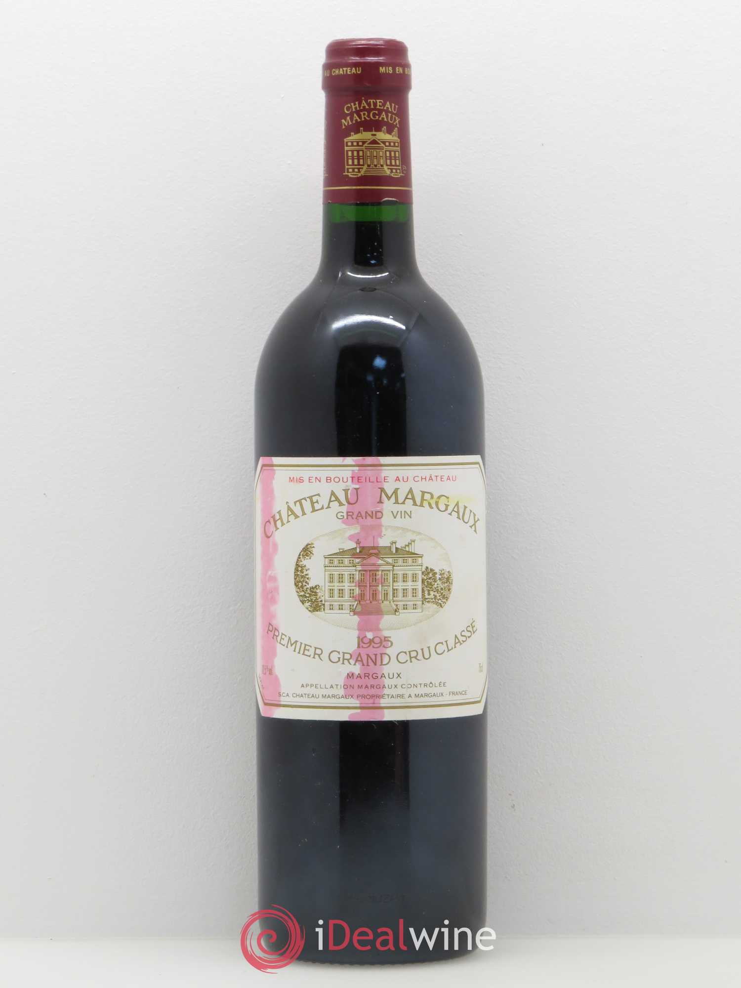 Château Margaux 1er Grand Cru Classé 1995 - Lot de 1 bouteille - 0