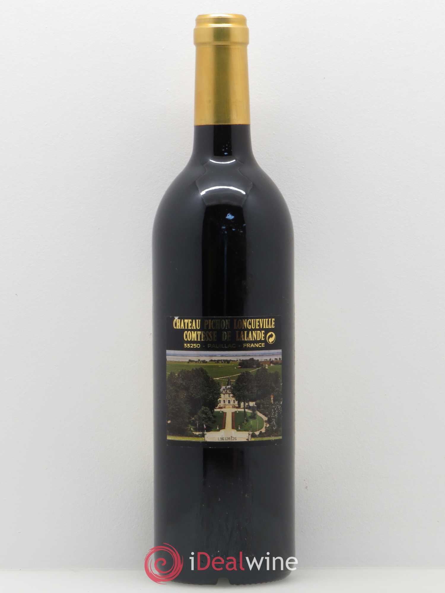 Château Pichon Longueville Comtesse de Lalande 2ème Grand Cru Classé 1996 - Lot de 1 bouteille - 1