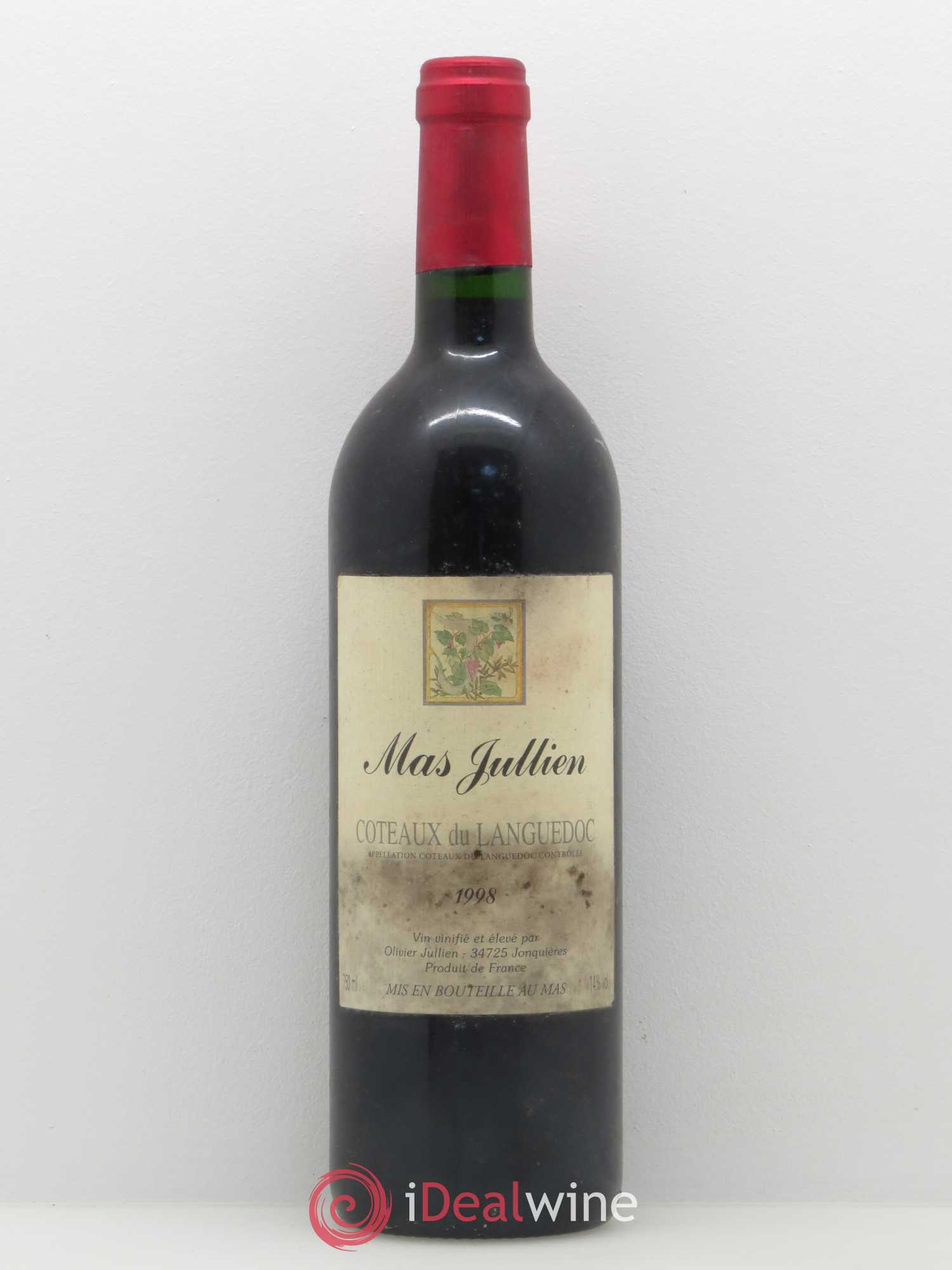 Terrasses du Larzac Mas Jullien Olivier Jullien 1998 - Lot de 1 bouteille - 0