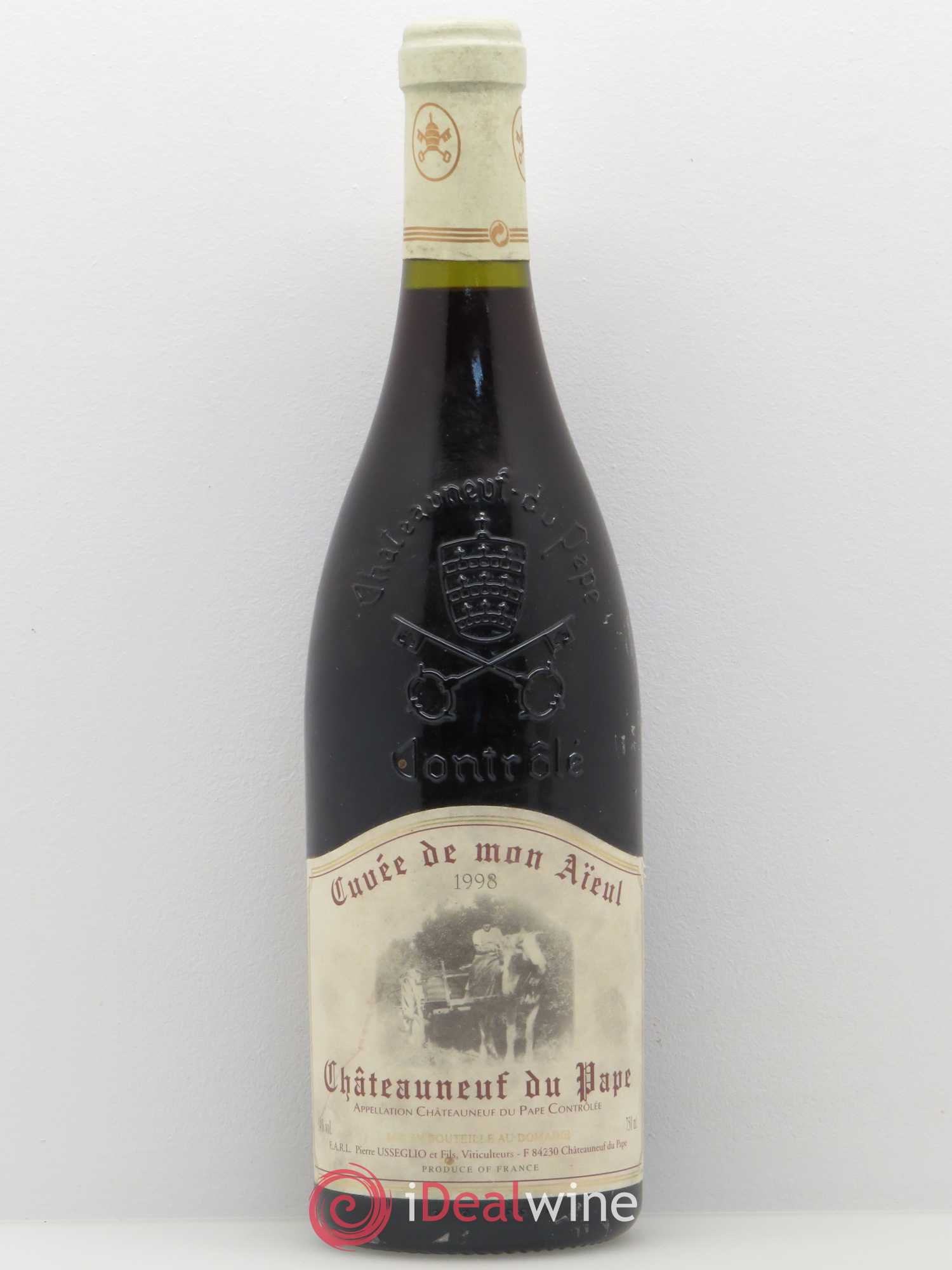 Châteauneuf-du-Pape Cuvée de mon Aïeul Pierre Usseglio & Fils 1998 - Lot de 1 bouteille - 0