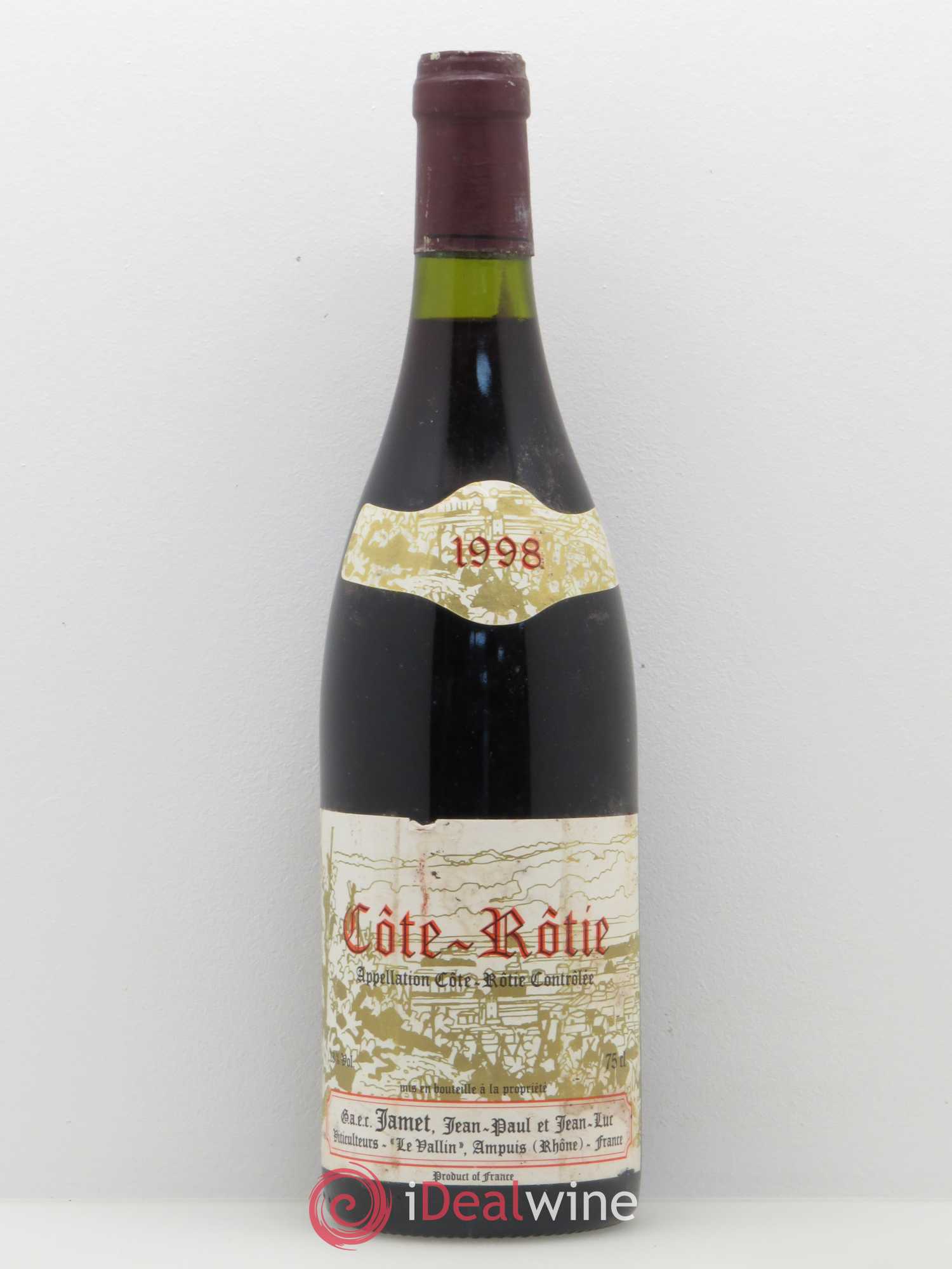 Côte-Rôtie Jamet (Domaine) 1998 - Lot de 1 bouteille - 0
