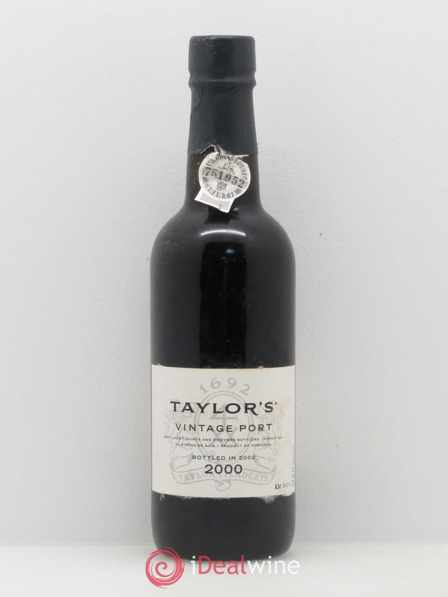 Porto Taylor's Vintage 2000 - Lot de 1 demi bouteille - 0