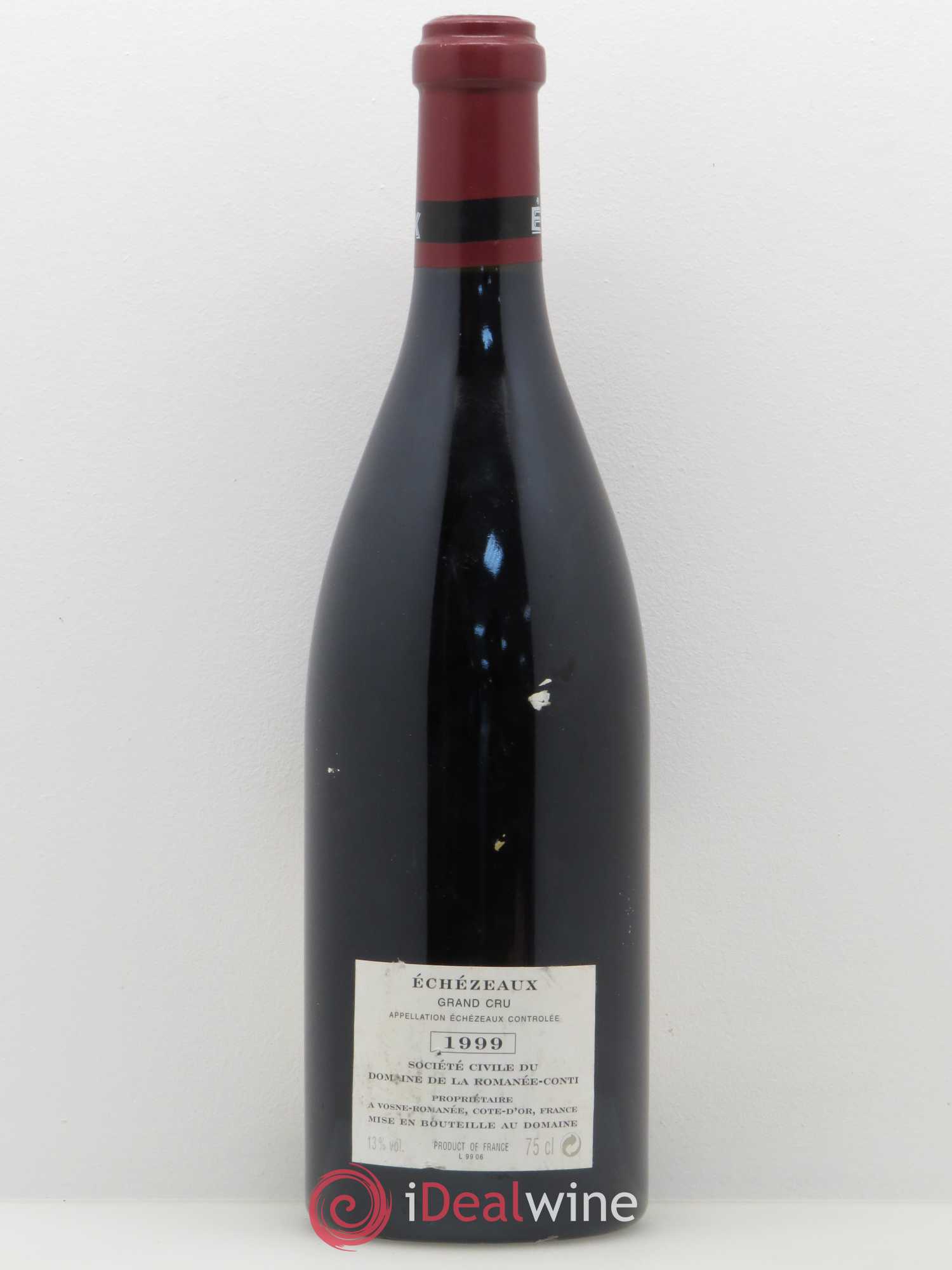 Echezeaux Grand Cru Domaine de la Romanée-Conti 1999 - Lot de 1 bouteille - 1