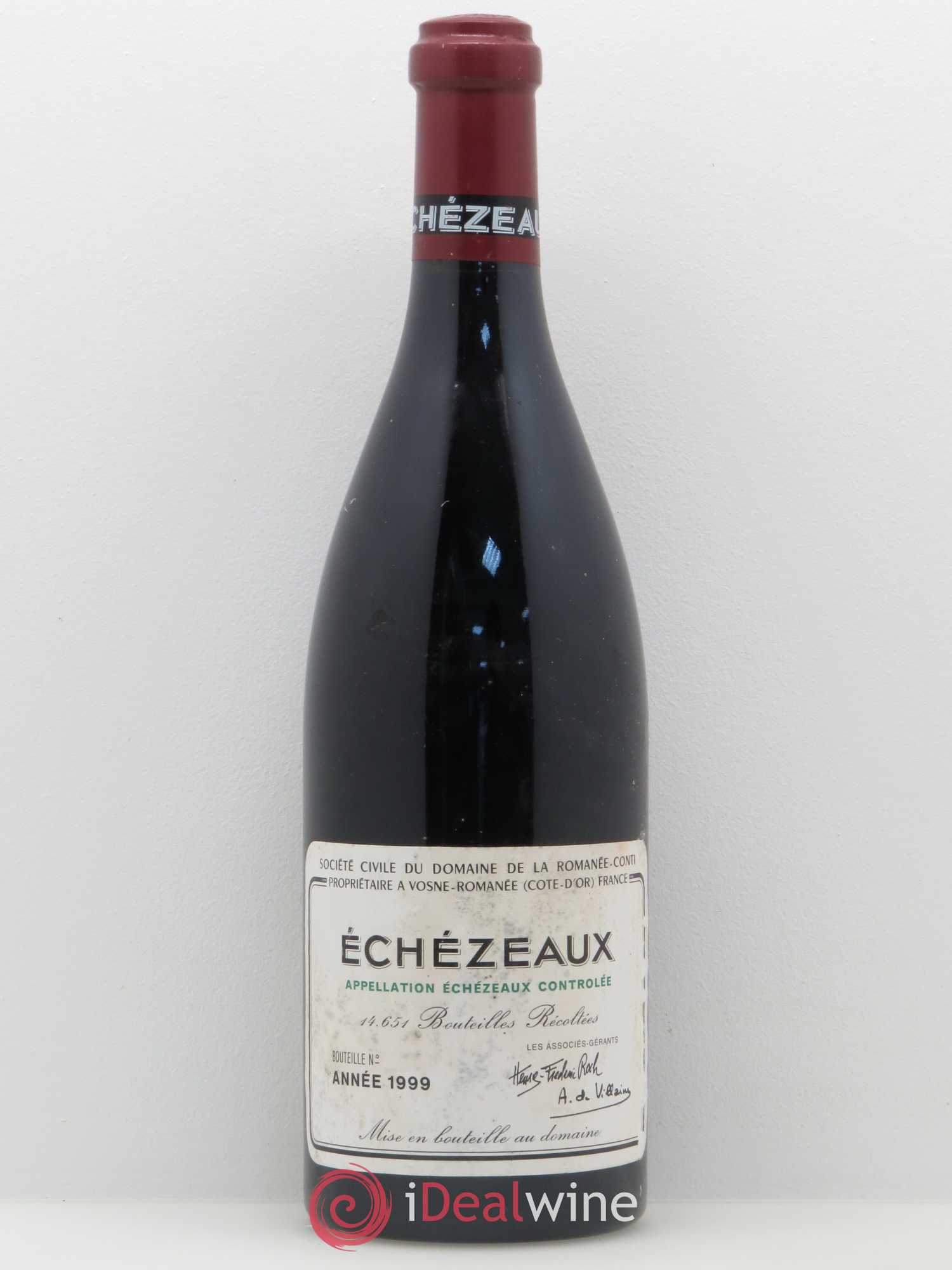 Echezeaux Grand Cru Domaine de la Romanée-Conti 1999 - Lot de 1 bouteille - 0