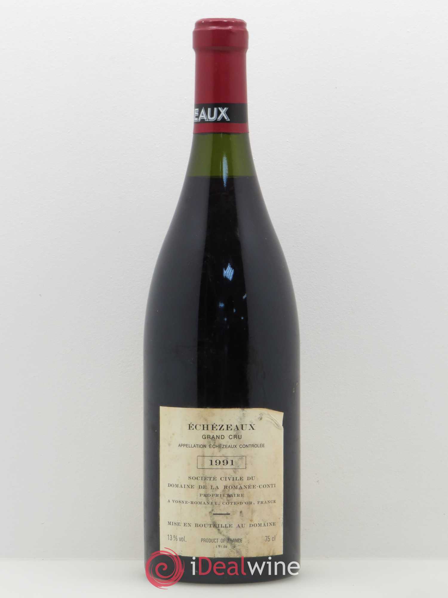 Echezeaux Grand Cru Domaine de la Romanée-Conti 1991 - Lot de 1 bouteille - 1