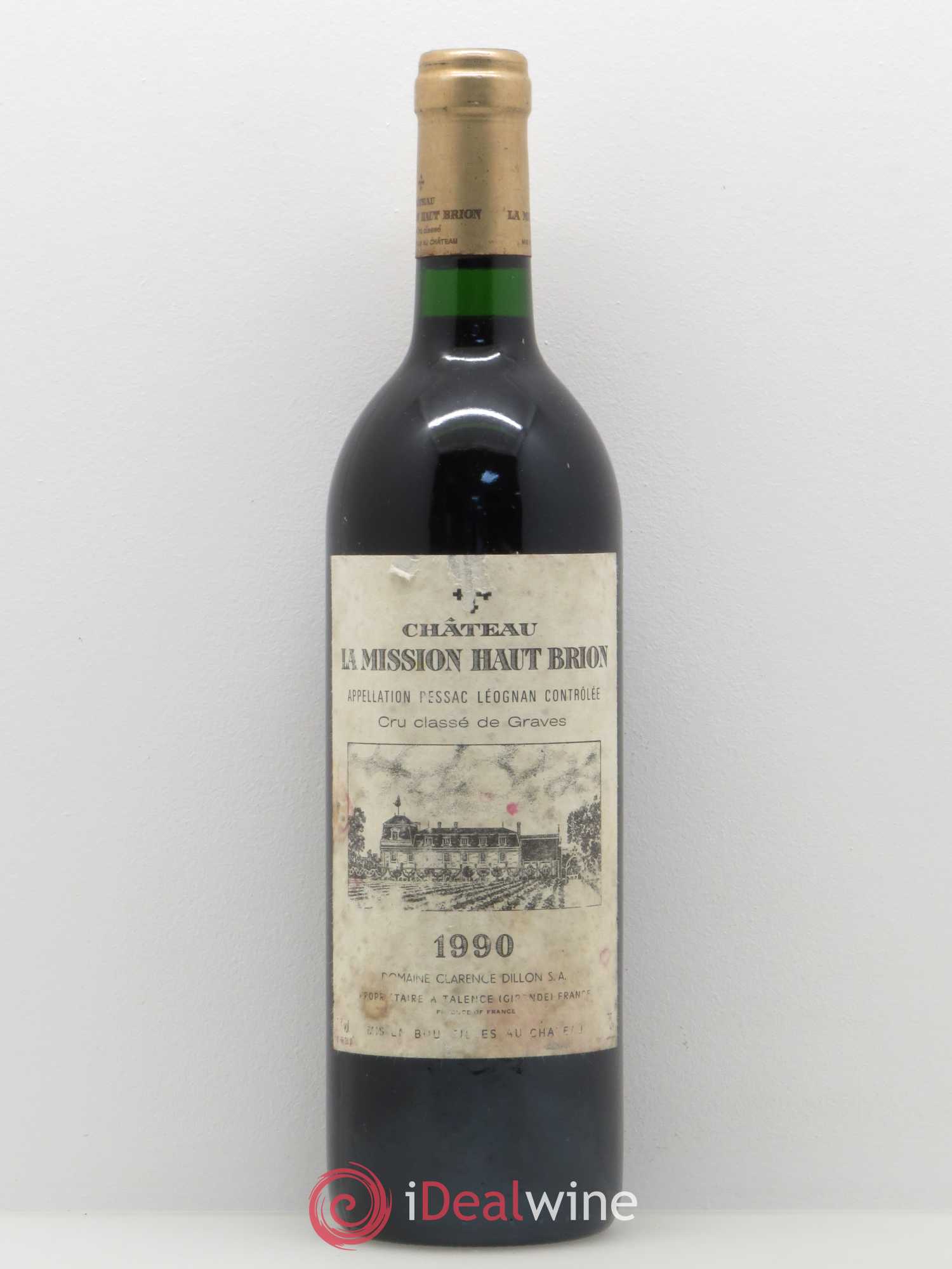 Château la Mission Haut-Brion Cru Classé de Graves 1990 - Lot de 1 bouteille - 0