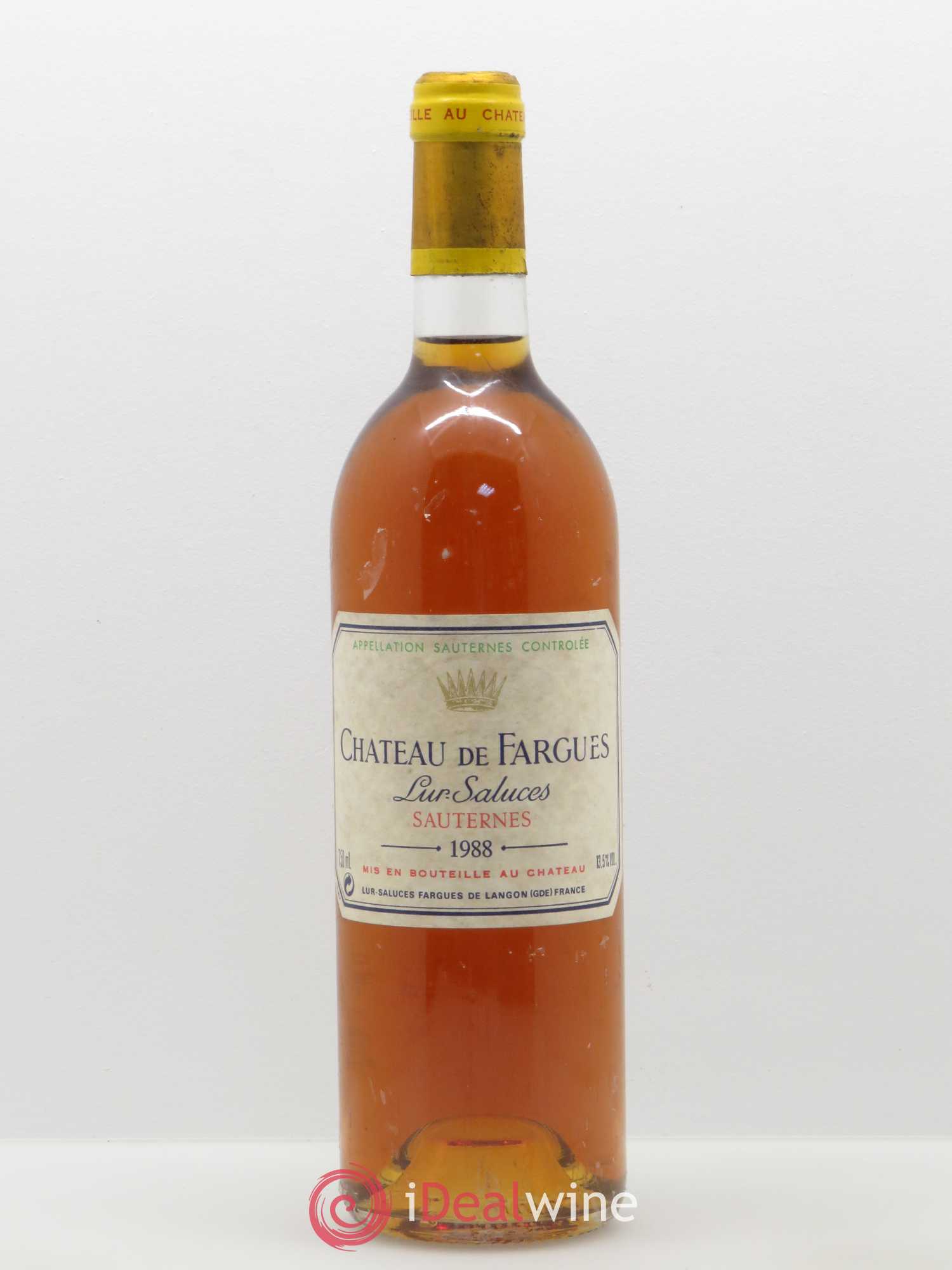 Château de Fargues 1988 - Posten von 1 Flasche - 0