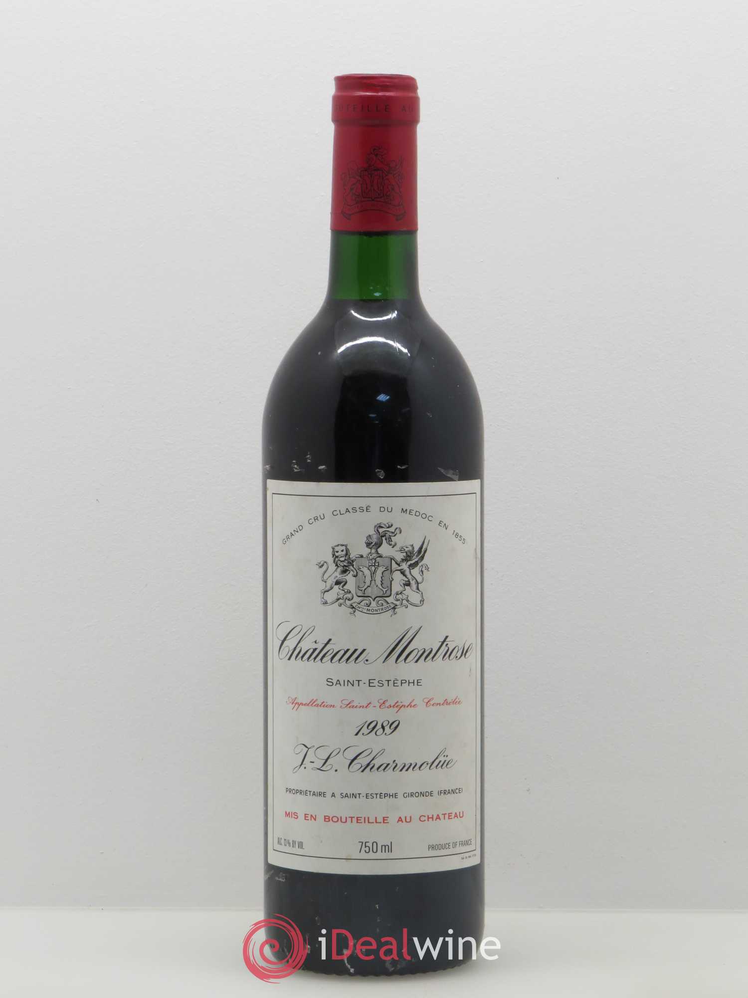Château Montrose 2ème Grand Cru Classé 1989 - Lot de 1 bouteille - 0