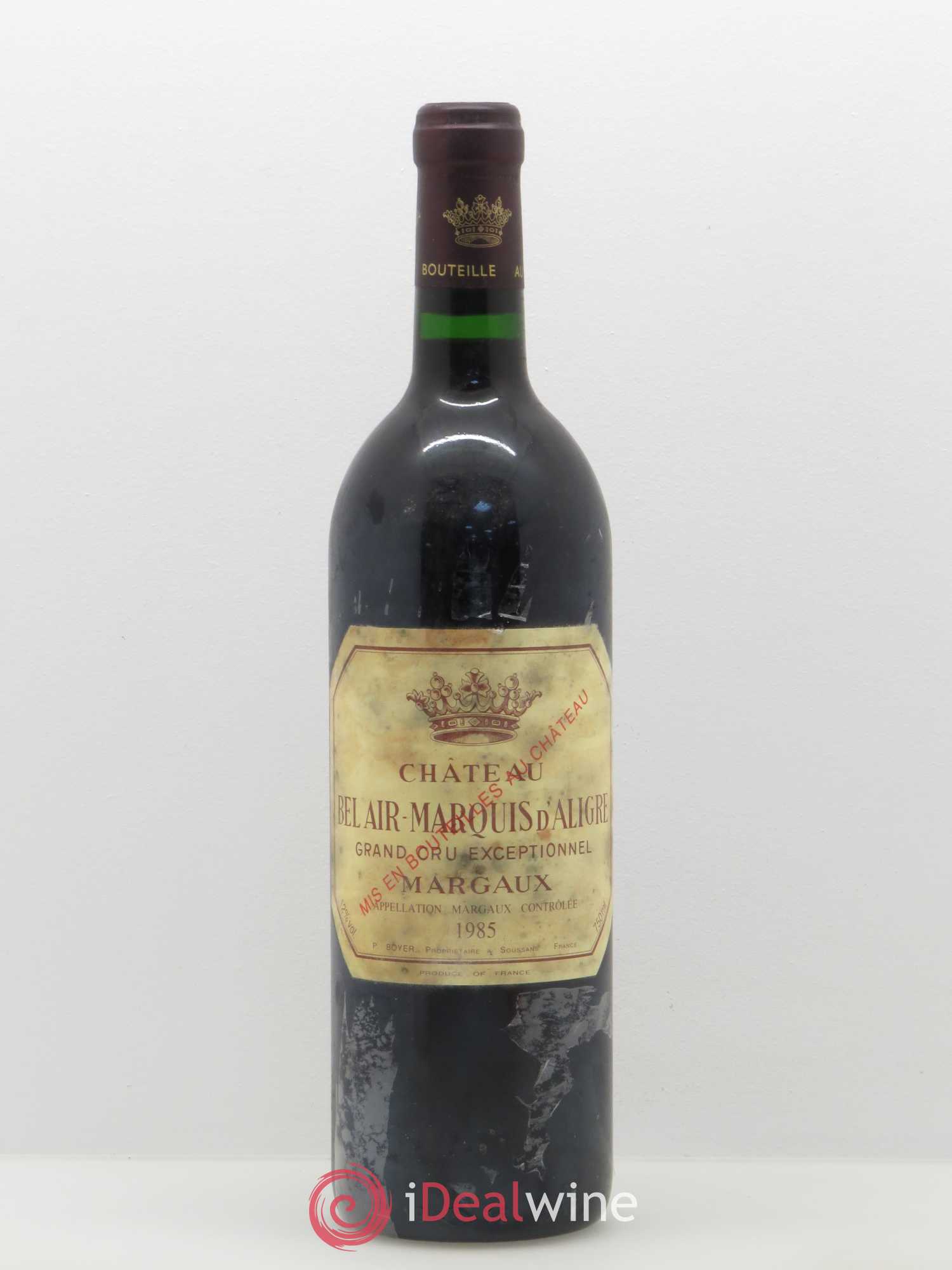 Château Bel Air Marquis d'Aligre 1985 - Lot de 1 bouteille - 0