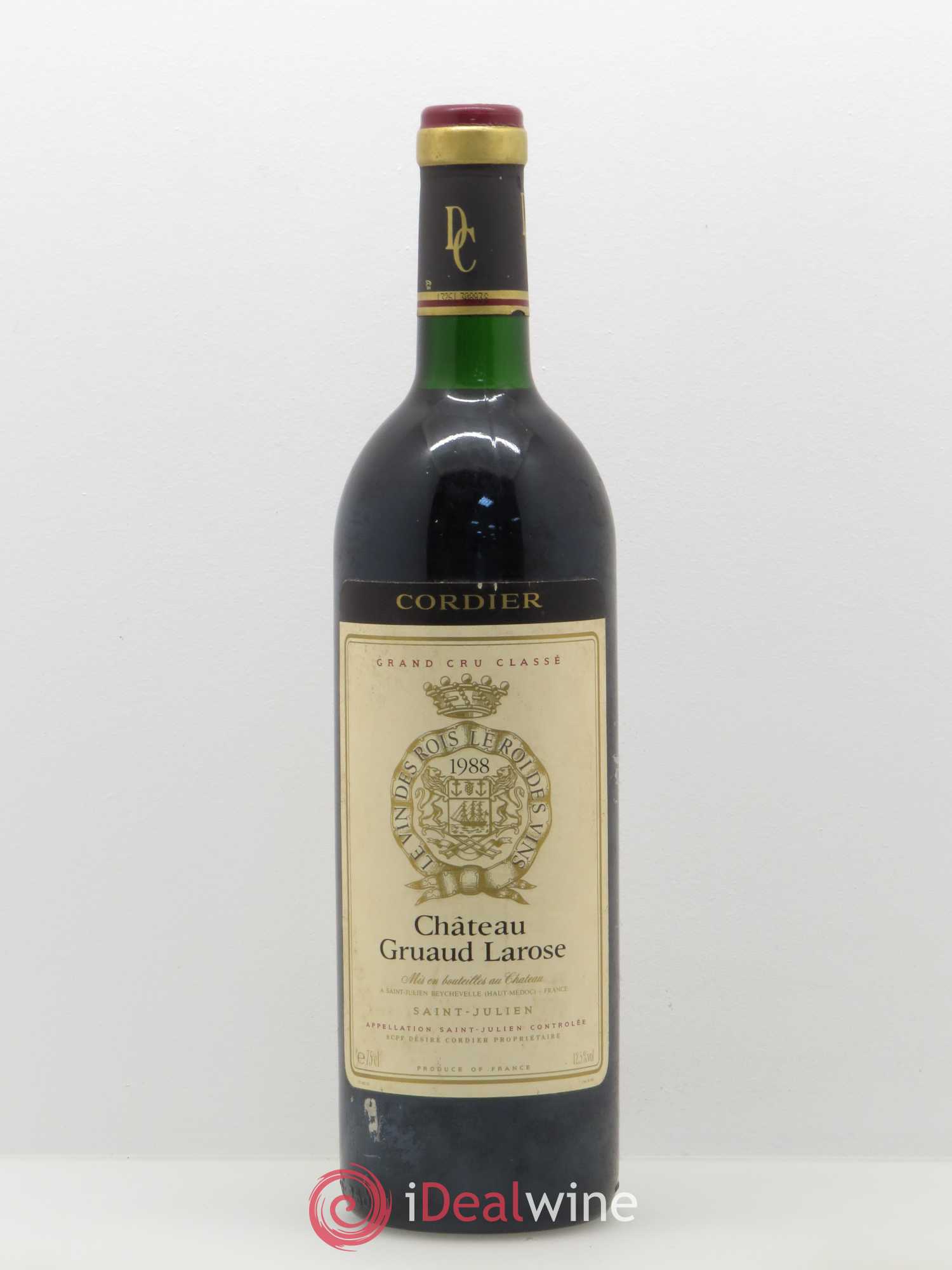 Château Gruaud Larose 2ème Grand Cru Classé 1988 - Lot de 1 bouteille - 0