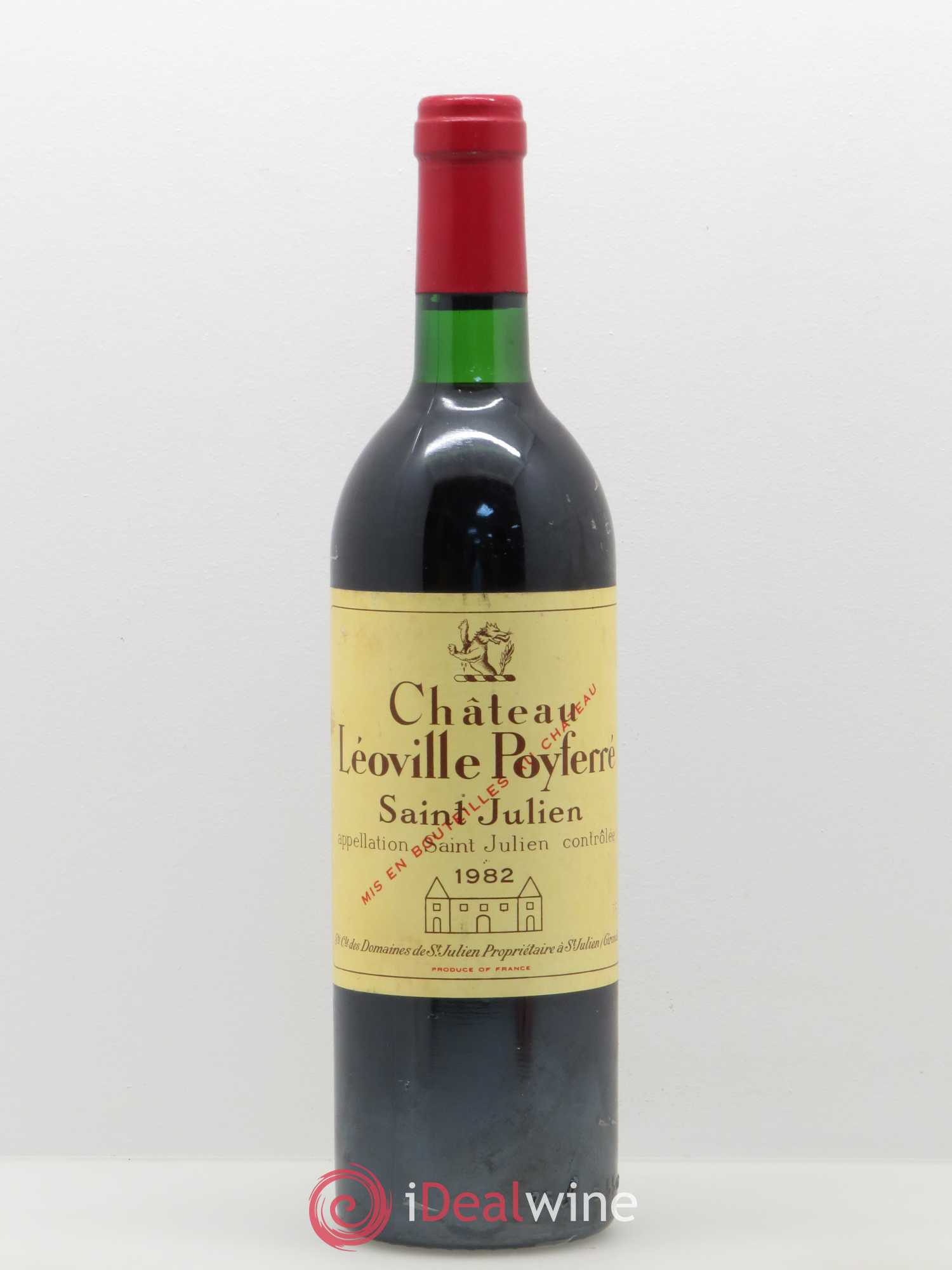 Château Léoville Poyferré 2ème Grand Cru Classé 1982 - Lot de 1 bouteille - 0