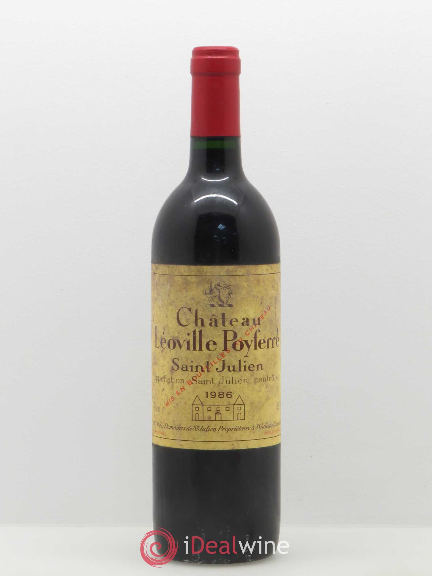 Château Léoville Poyferré 2ème Grand Cru Classé 1986 - Lot de 1 bouteille - 0