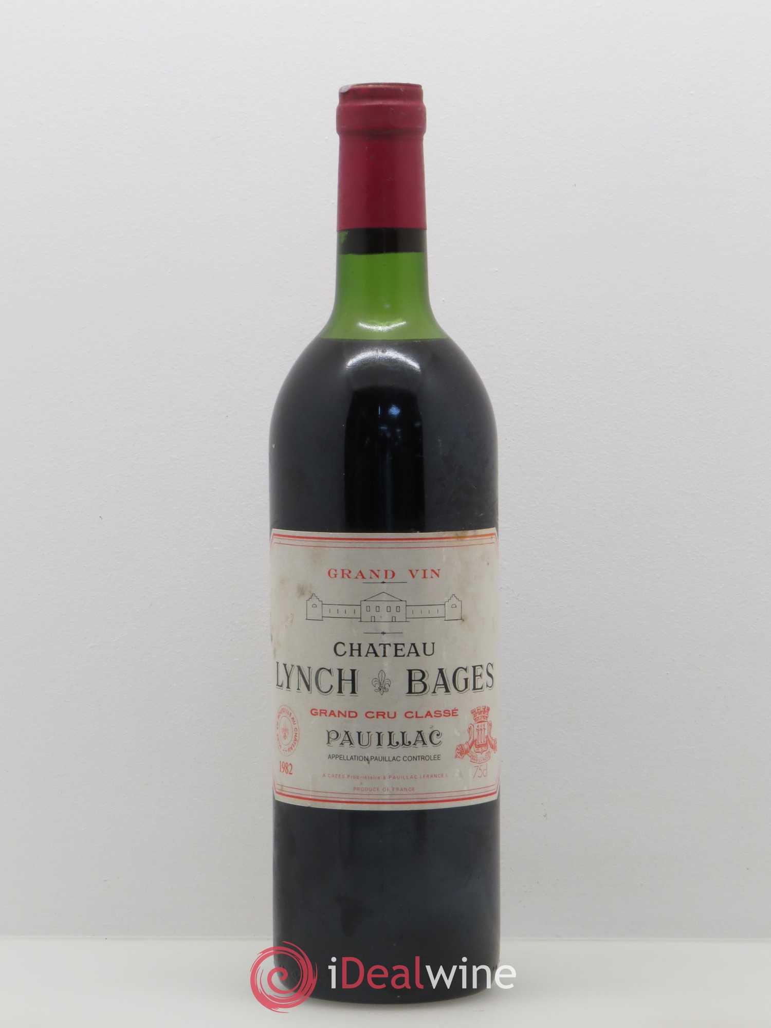 Château Lynch Bages 5ème Grand Cru Classé 1982 - Lot de 1 bouteille - 0